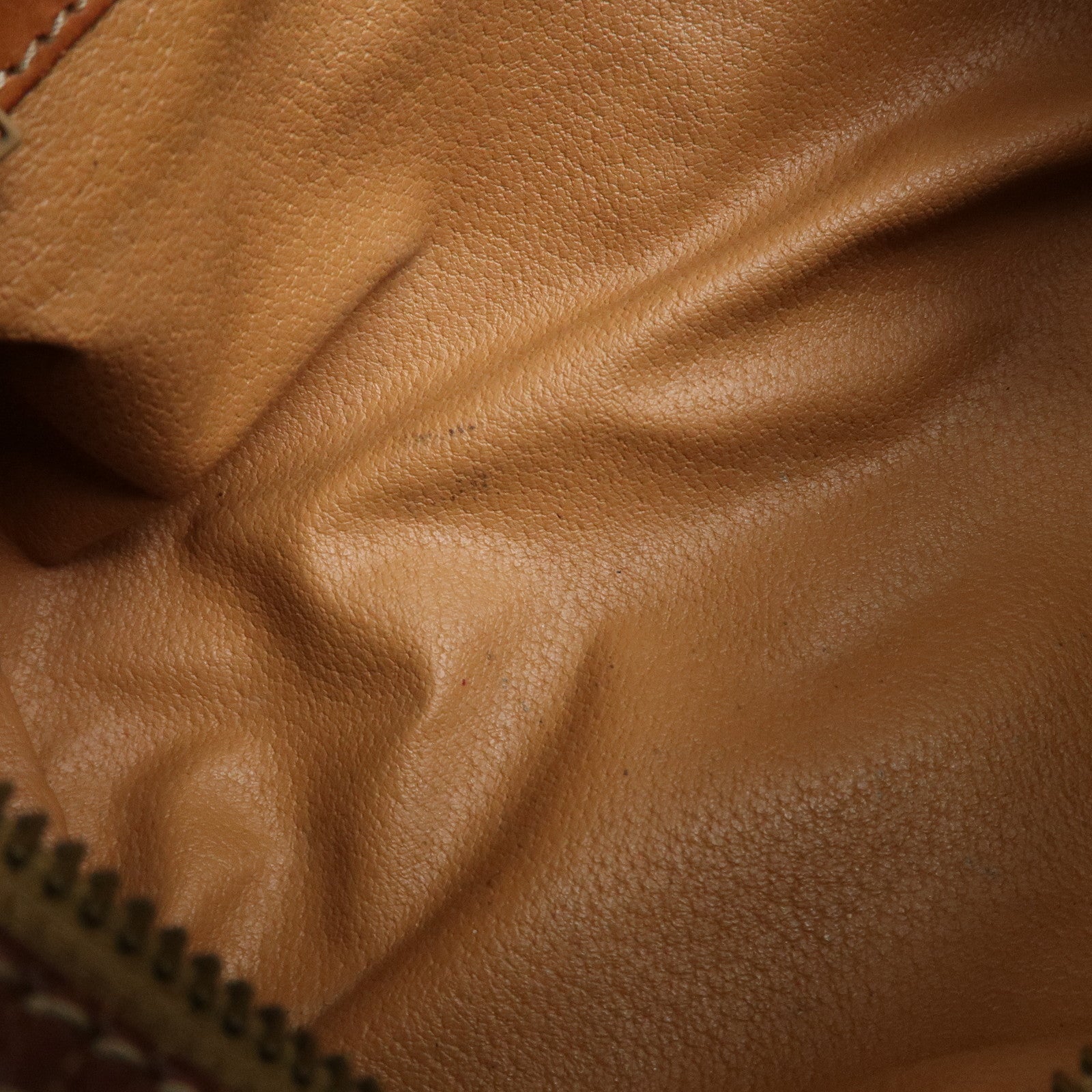 CELINE Macadam PVC Leather Hand Bag Shoulder Bag Brown
