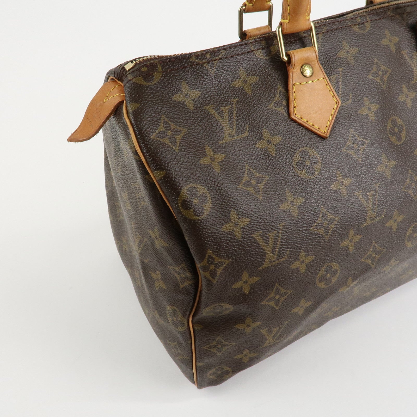 Louis Vuitton Monogram Speedy 35 Hand Bag Boston Bag M41524 Used