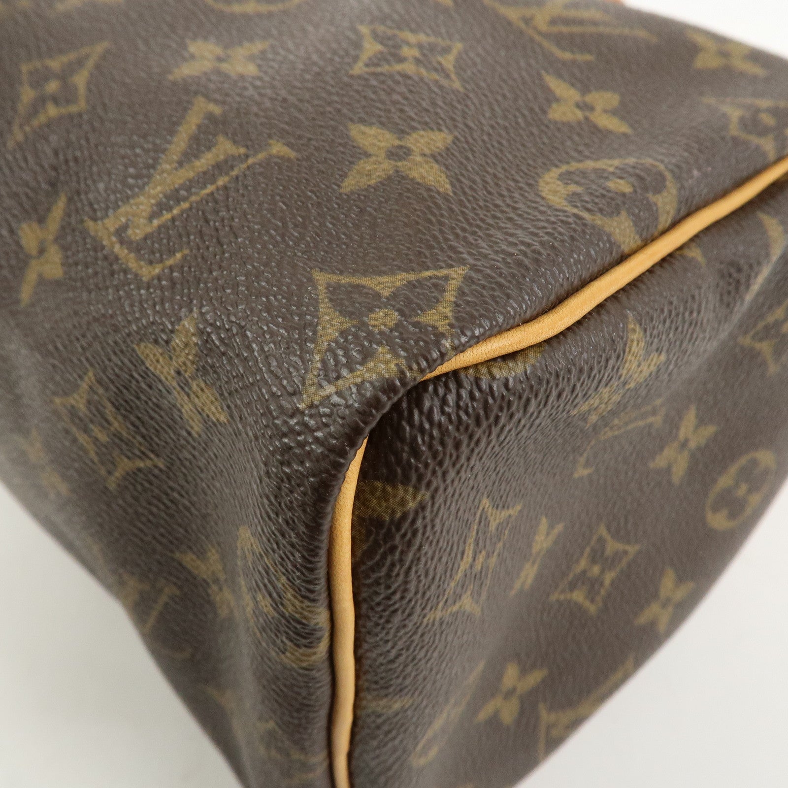 Louis Vuitton Monogram Speedy 25 Boston Bag Hand Bag Brown M41528