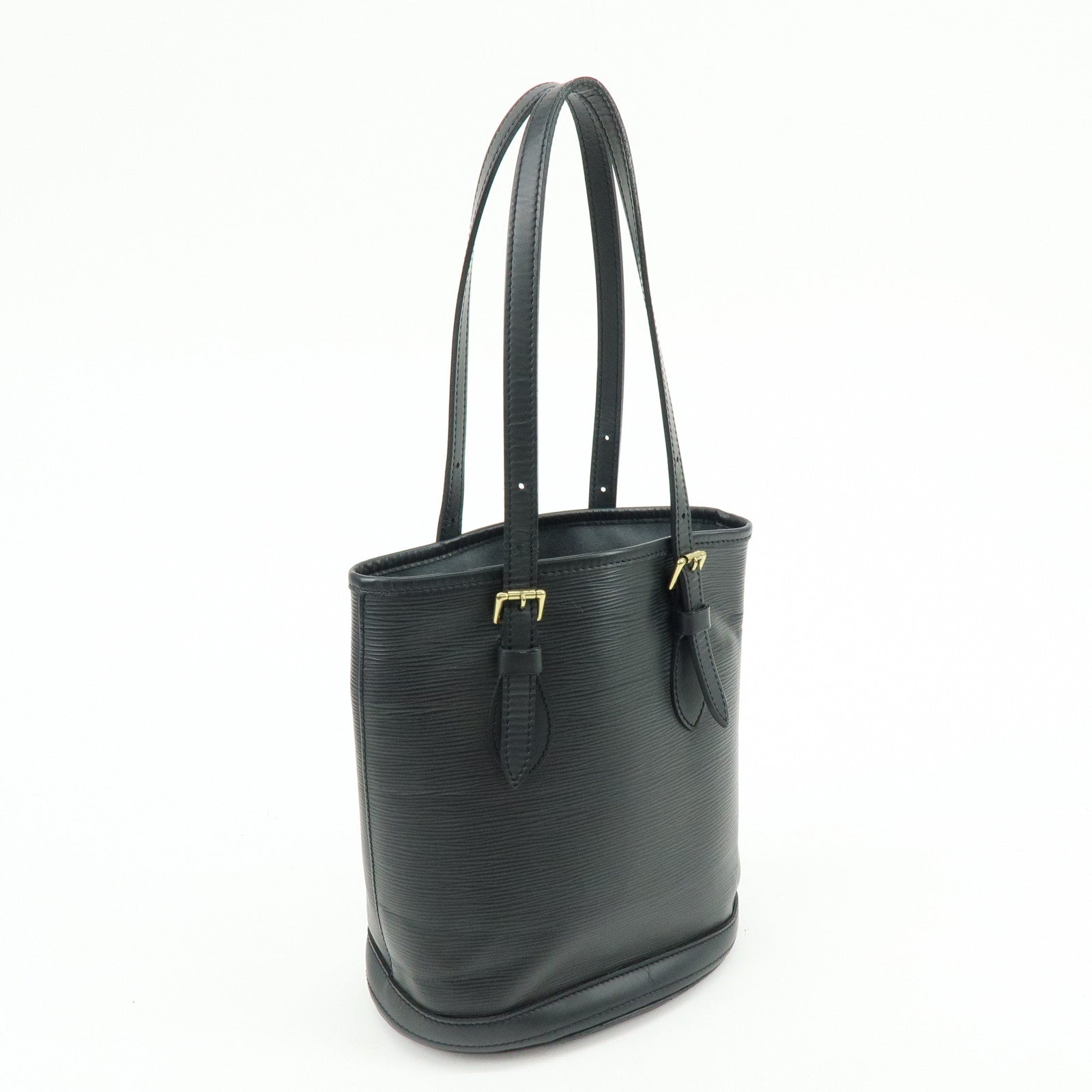 Louis Vuitton Epi Petit Bucket PM Shoulder Bag Noir M58992