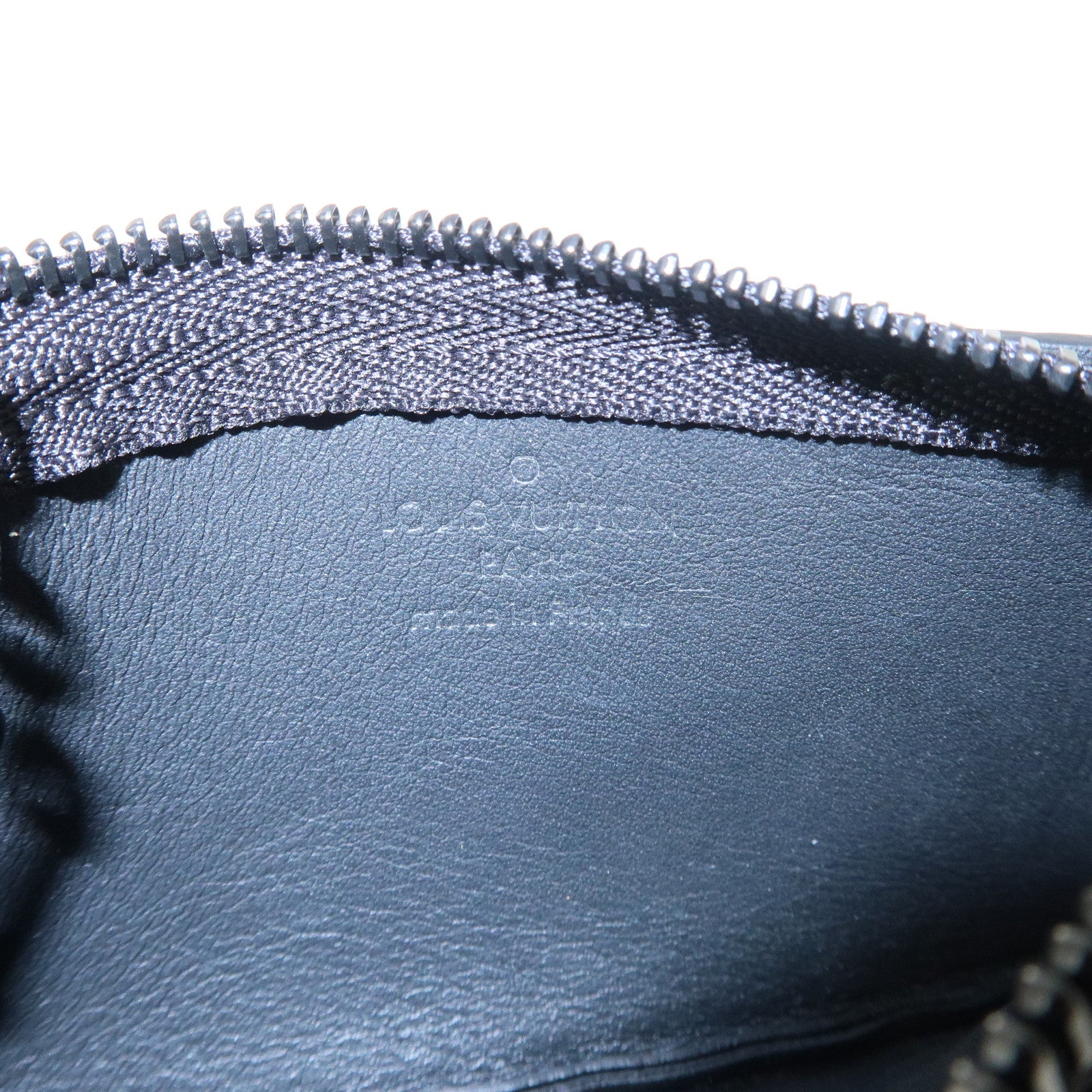 Louis Vuitton Aerogram Pochette Cles Coin Case Noir Black M81031 Used