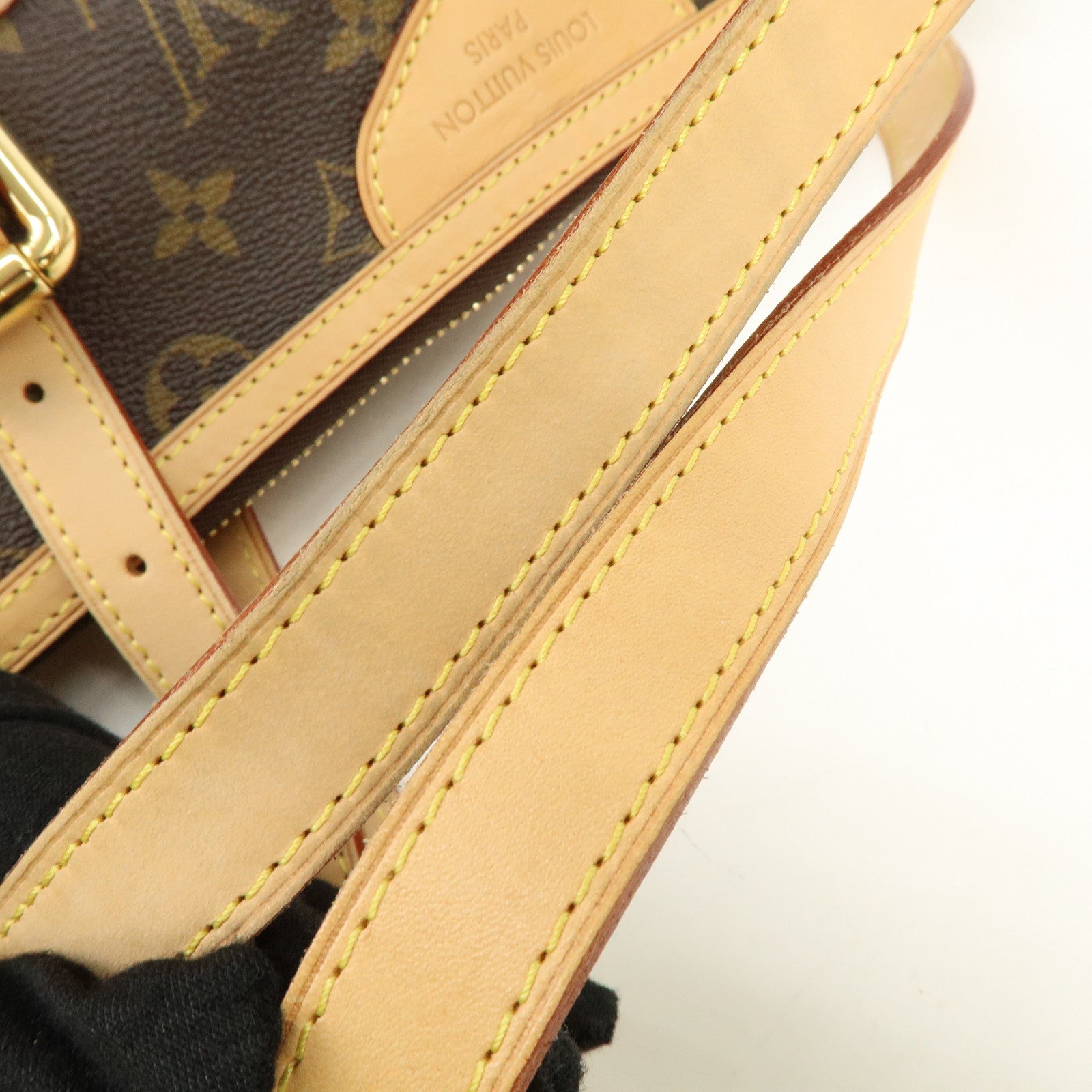 Louis Vuitton Monogram Palermo GM 2Way Hand Bag Brown M40146