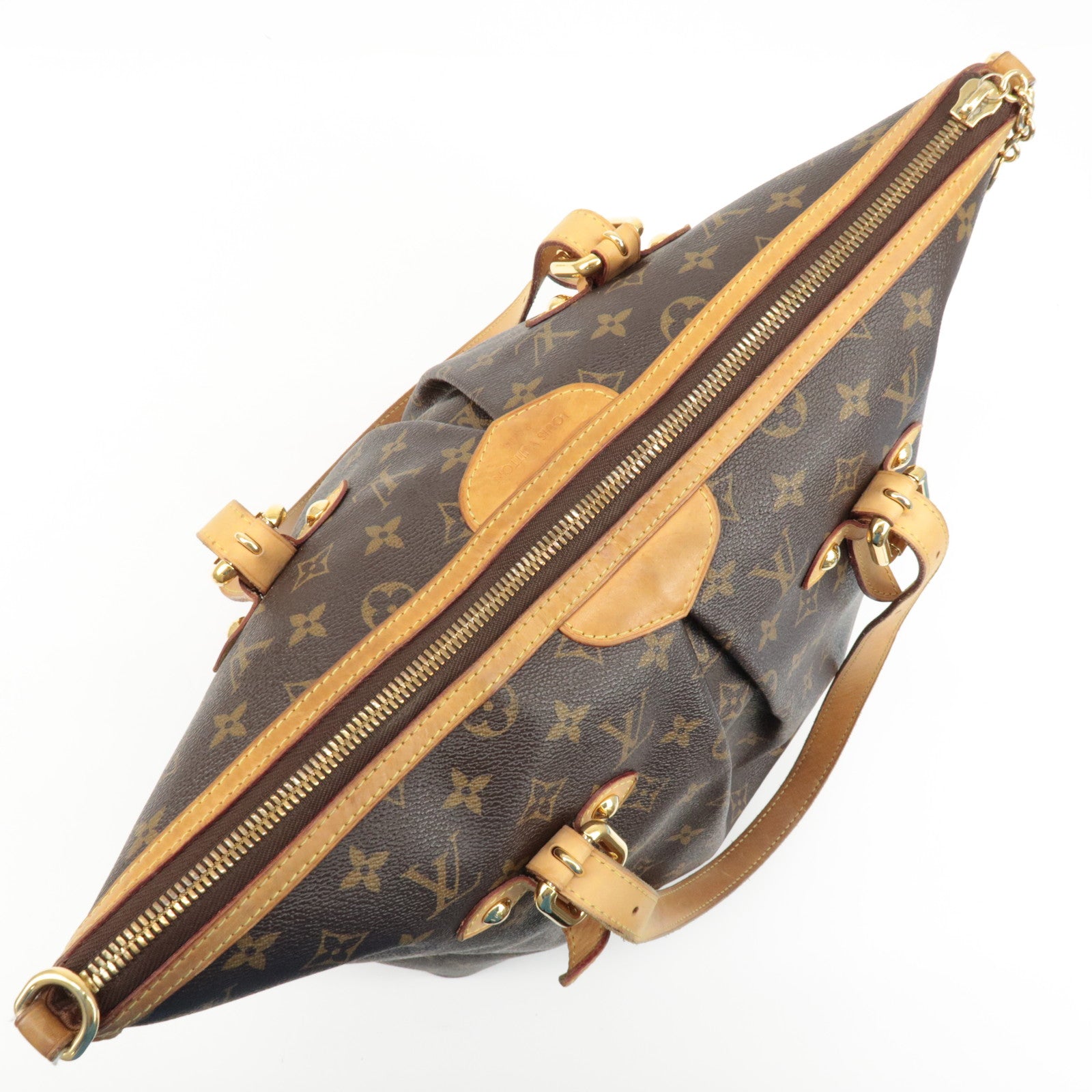 Louis Vuitton Monogram Palermo GM 2Way Hand Bag Brown M40146 Used