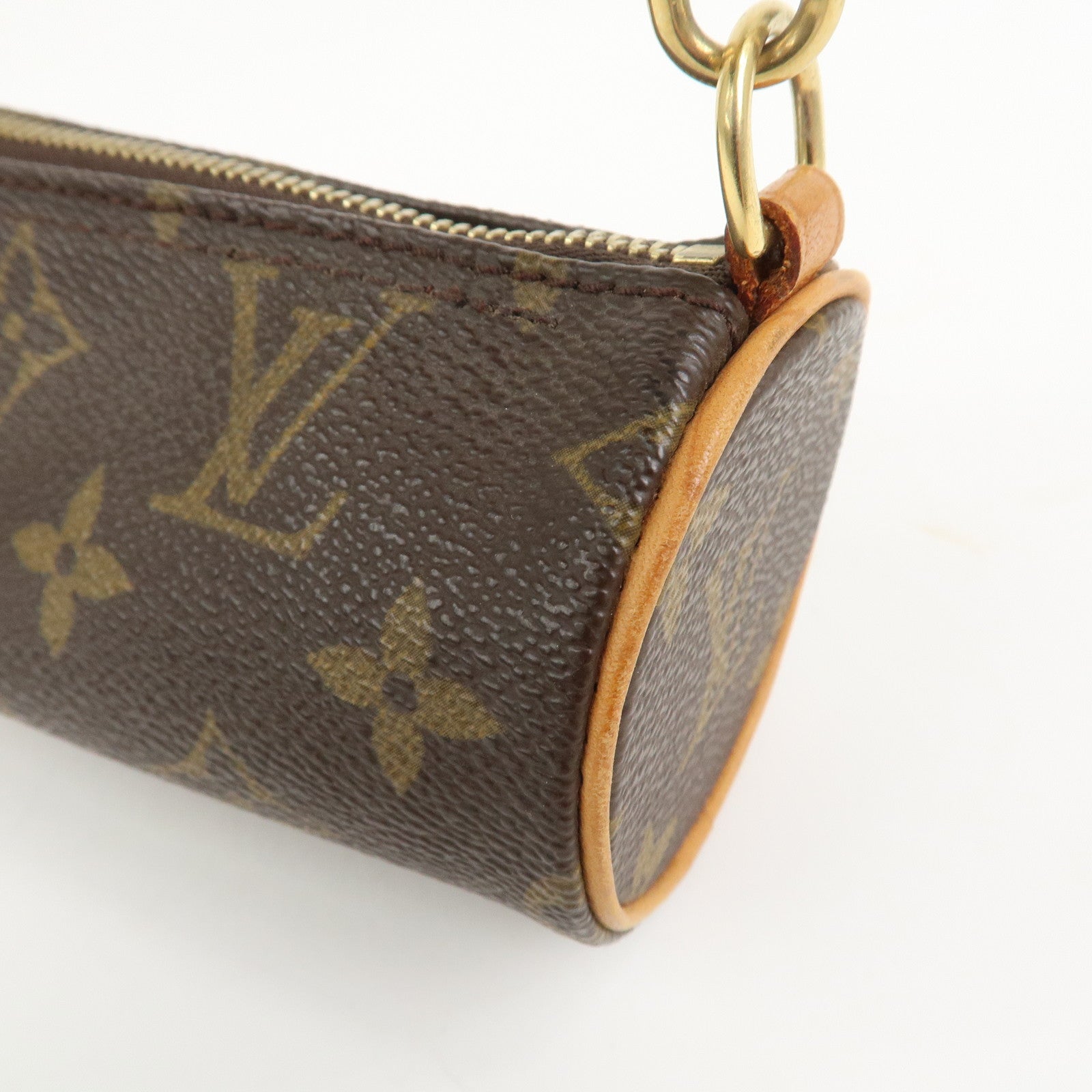 Louis Vuitton Monogram Mini Pouch for Papillon Bag Brown