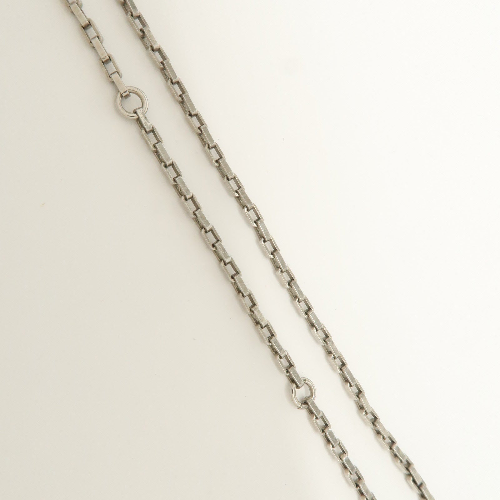 Louis Vuitton Collier Damier Colors Metal Necklace Silver M62490