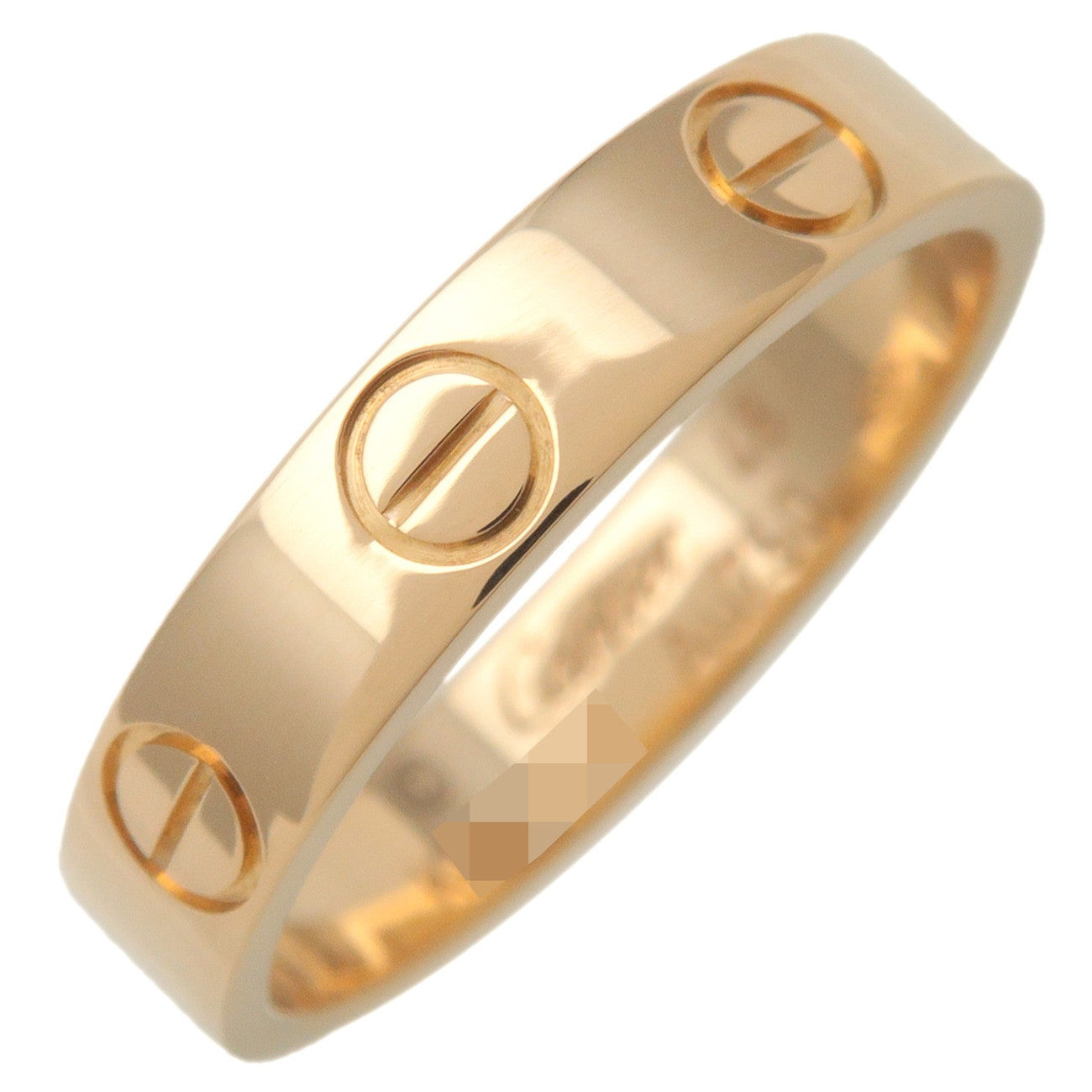 Cartier Mini Love Ring K18YG 750YG Yellow Gold #48 US4.5 EU48 Used