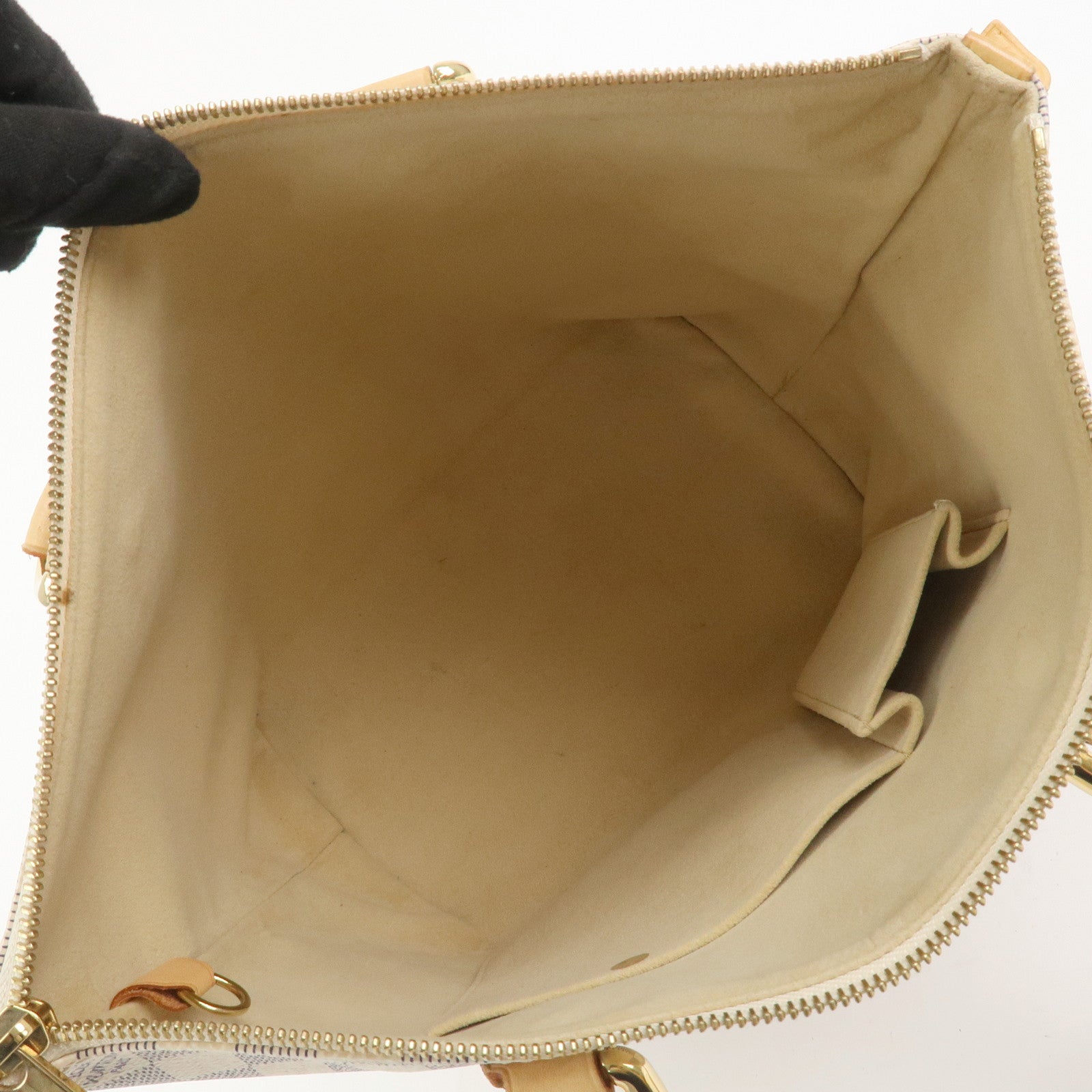 Louis Vuitton Damier Azur Saleya PM Tote Bag Hand Bag N51186