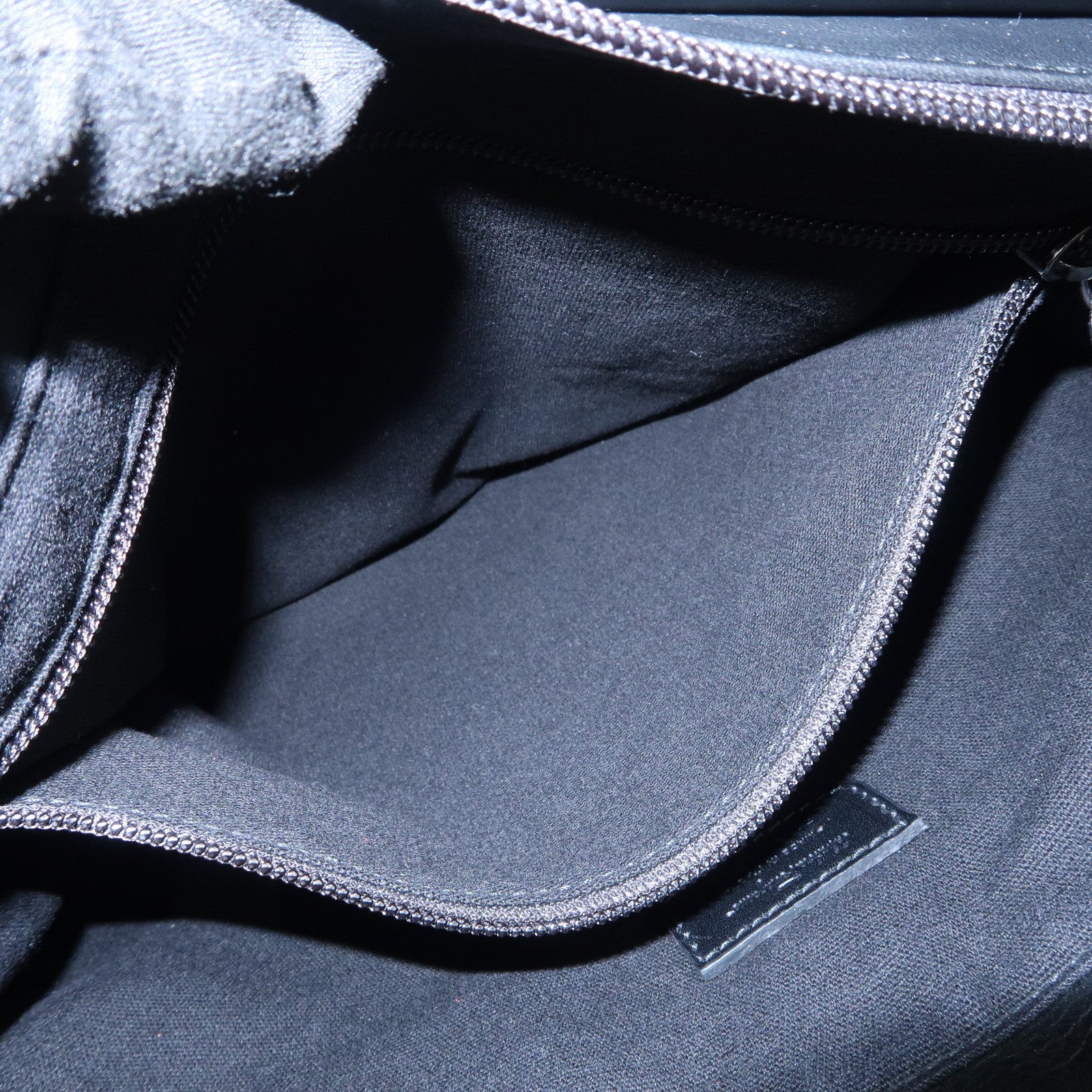 Ferragamo Gancini Leather Shoulder Bag Crossbody Bag Black