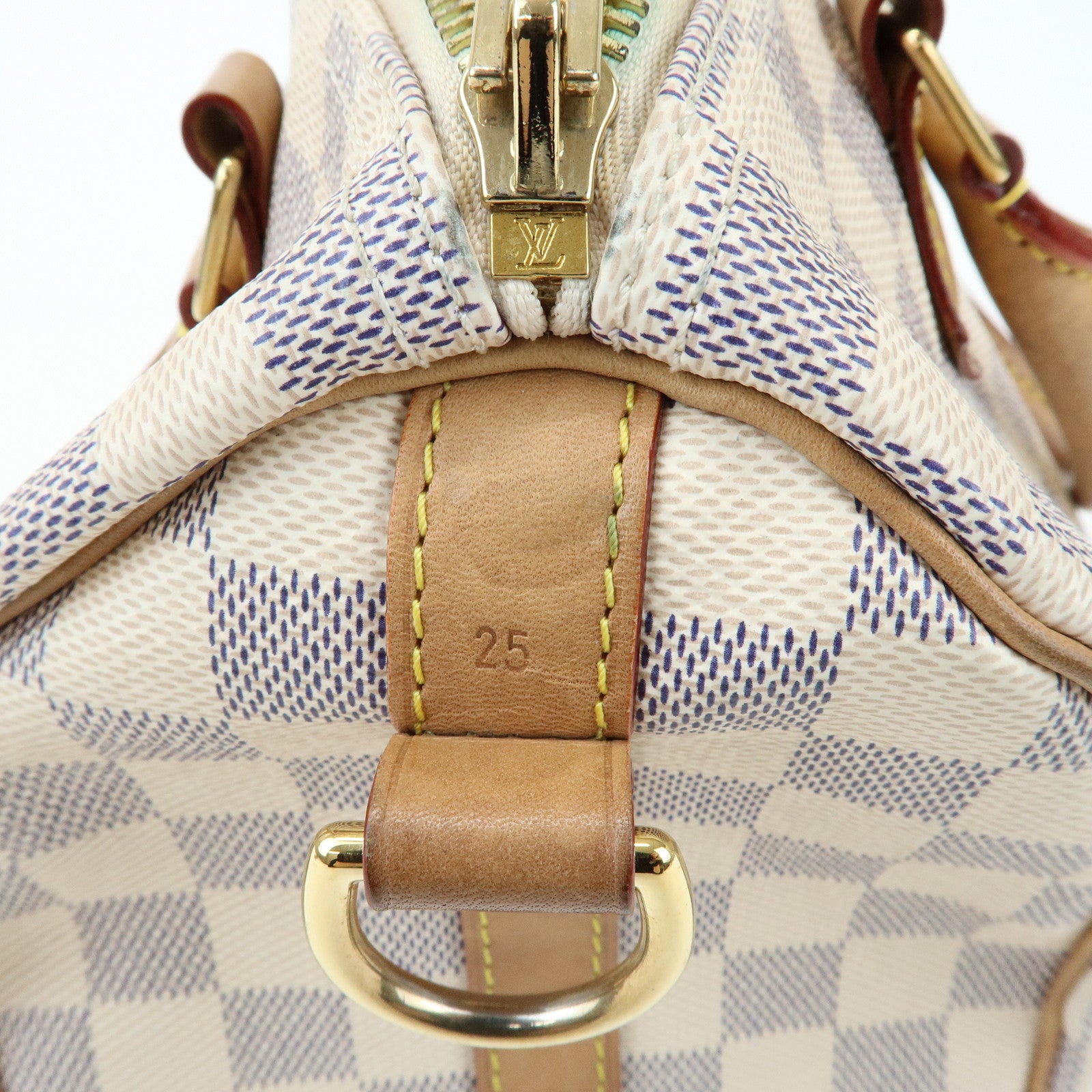 Louis Vuitton Damier Azur Speedy Bandouliere 25 Boston Bag N40608
