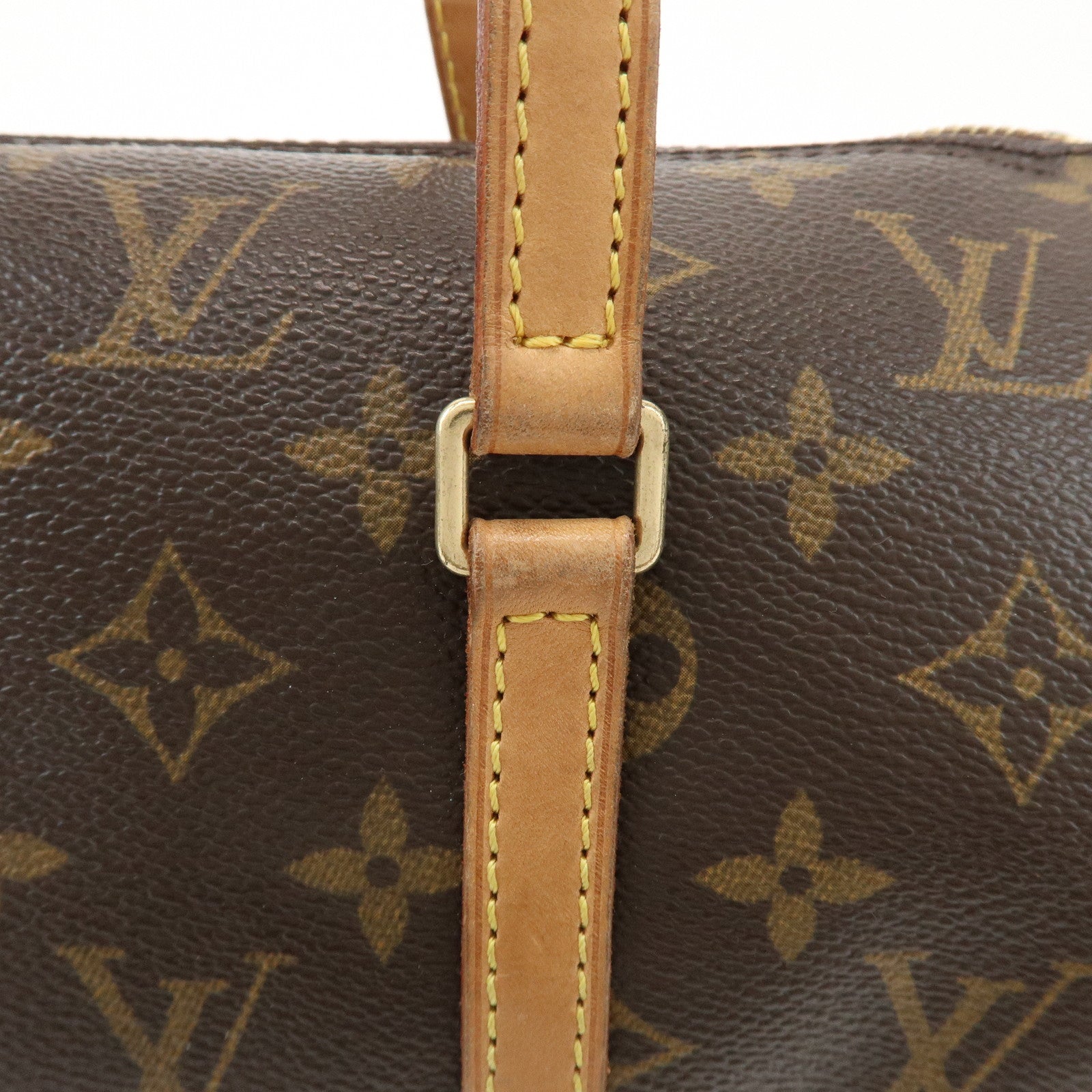 Louis Vuitton Monogram Papillon 30 Hand Bag Brown M51385
