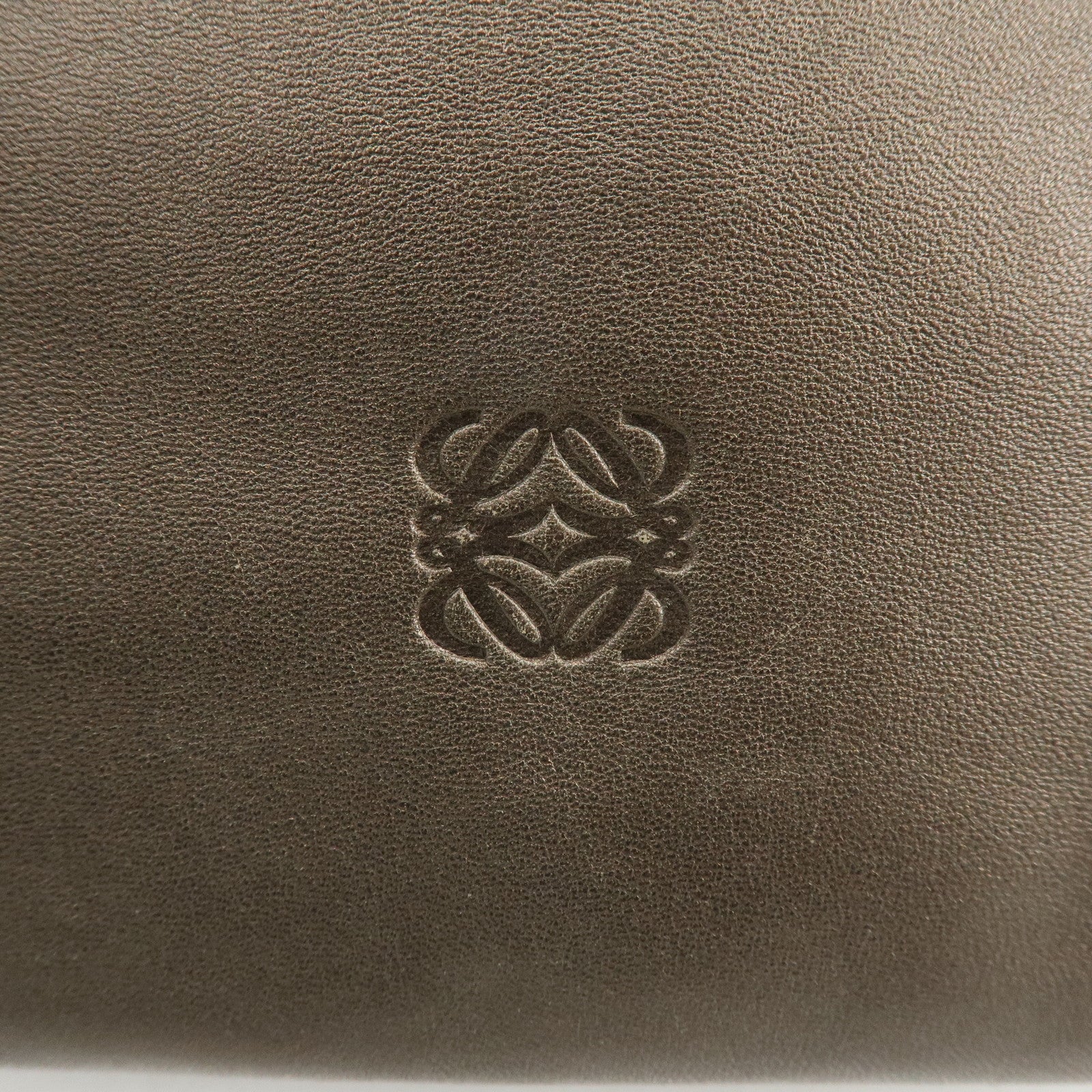 LOEWE Anagram Nappa Leather Tote Bag Hand Bag Bronze