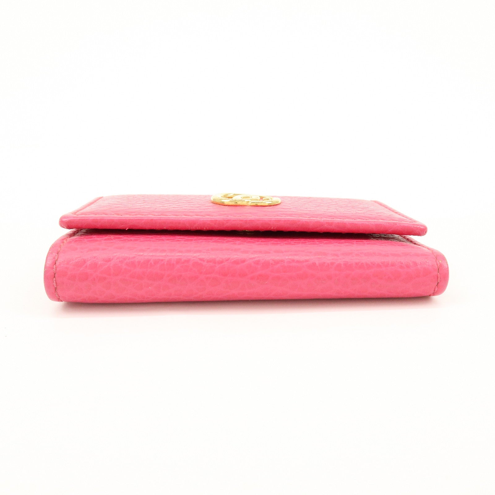 GUCCI GG Marmont Leather 6 Rings Key Case Key Holder Pink 456118