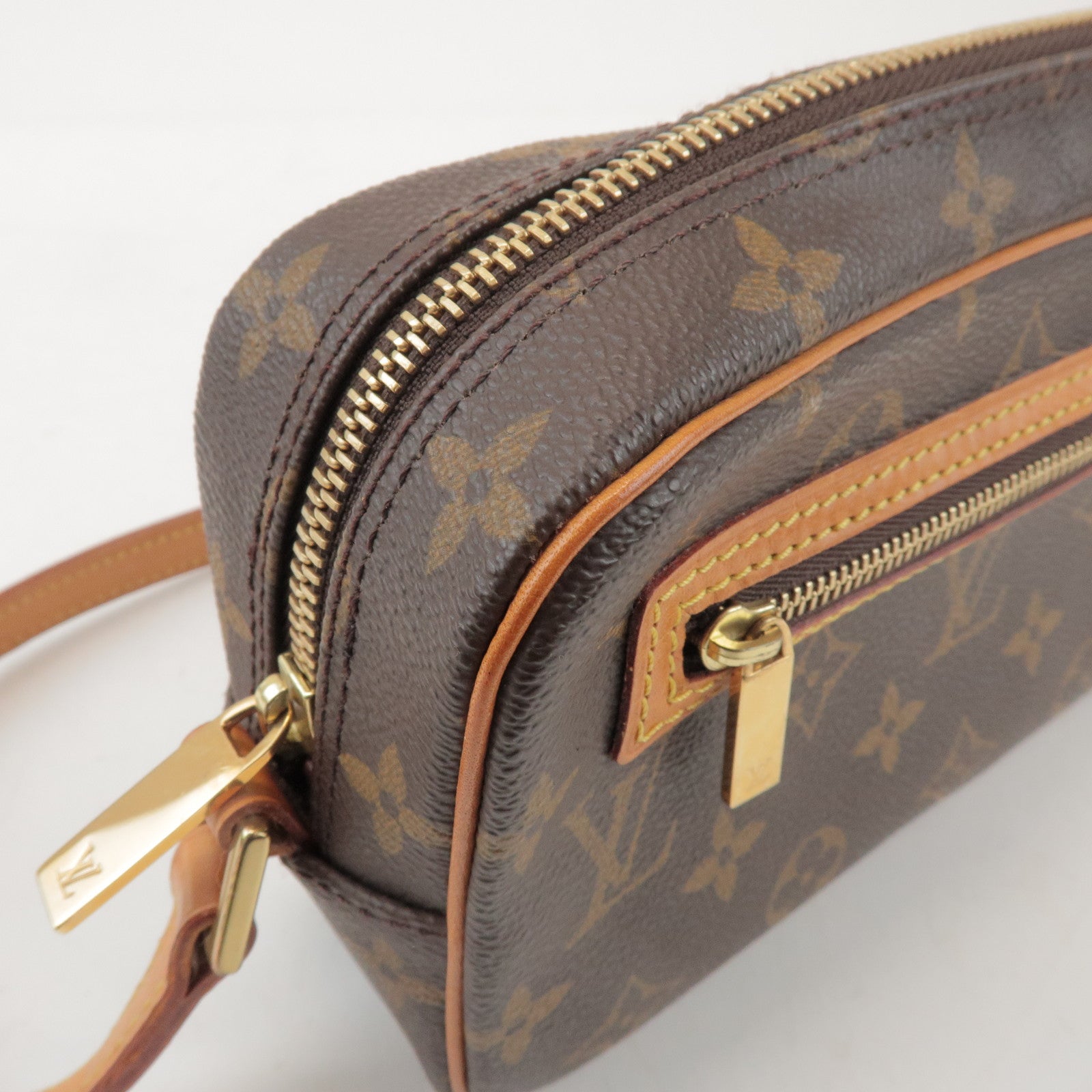 Louis Vuitton Monogram Pochette Cite Shoulder Bag Brown M51183