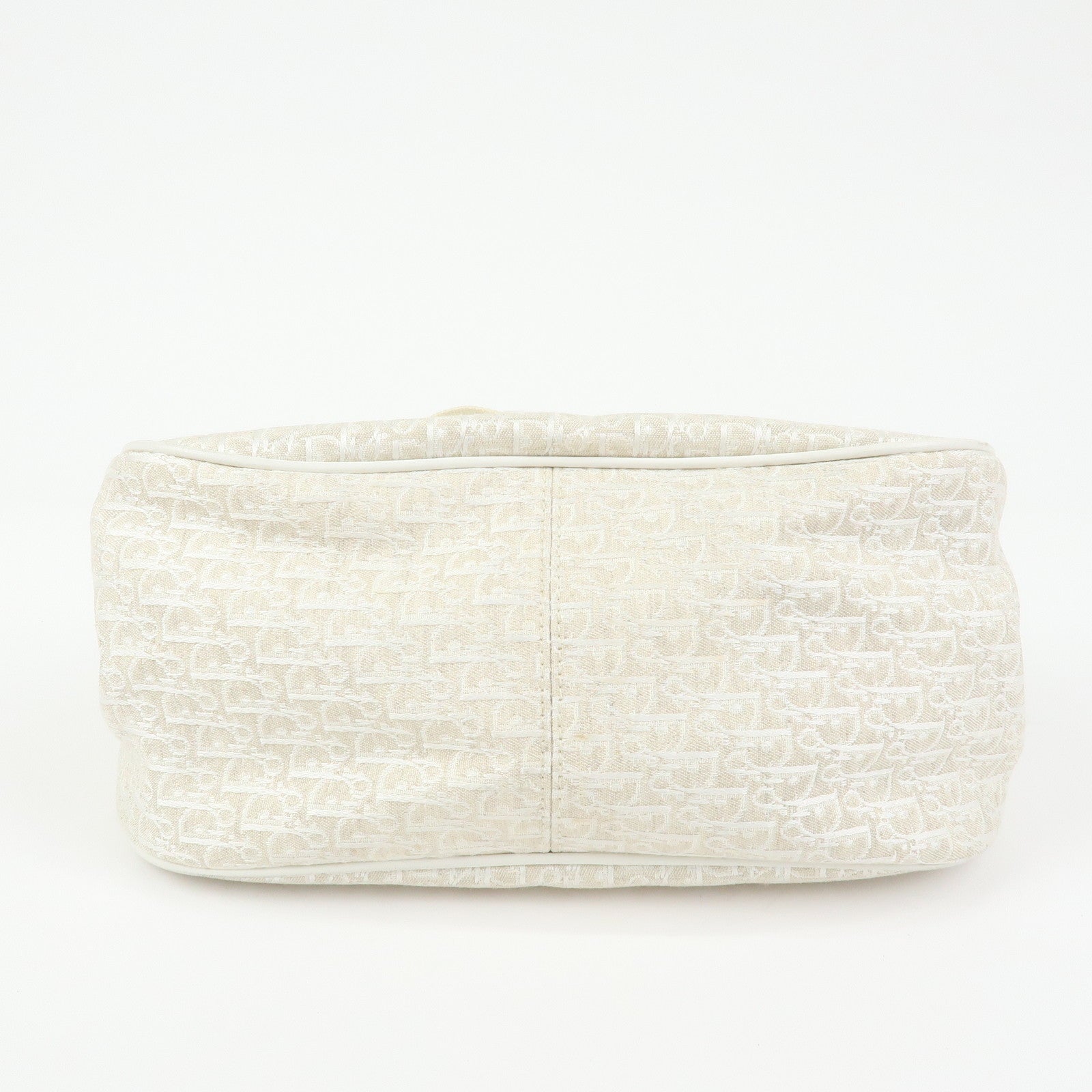 Christian Dior Street Chic Trotter Canvas Leather Shoulder Bag