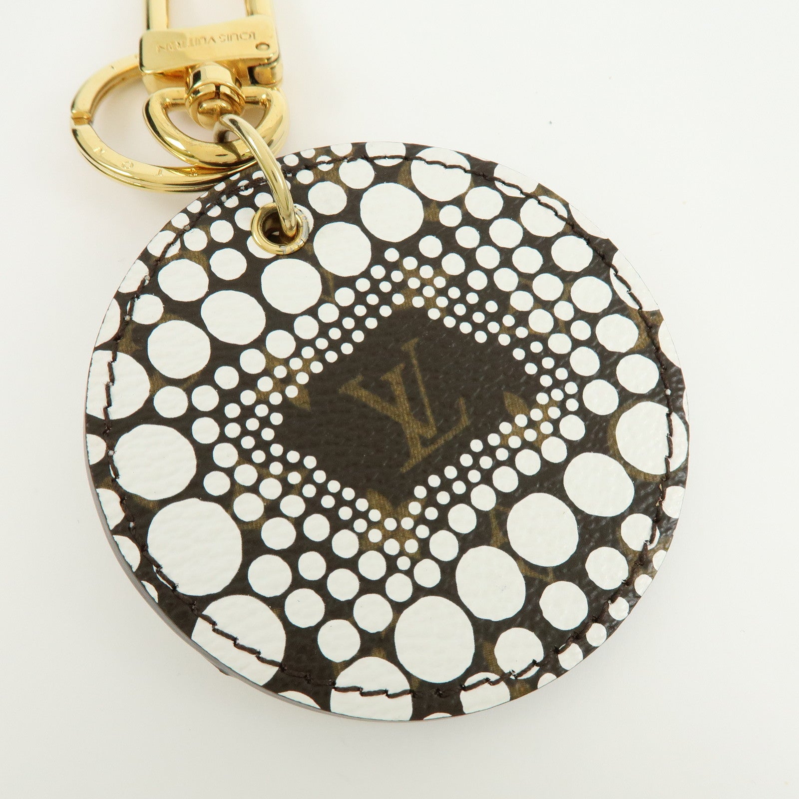 Louis Vuitton Monogram Porte Cles Pumpkin Dots Key Charm M66739