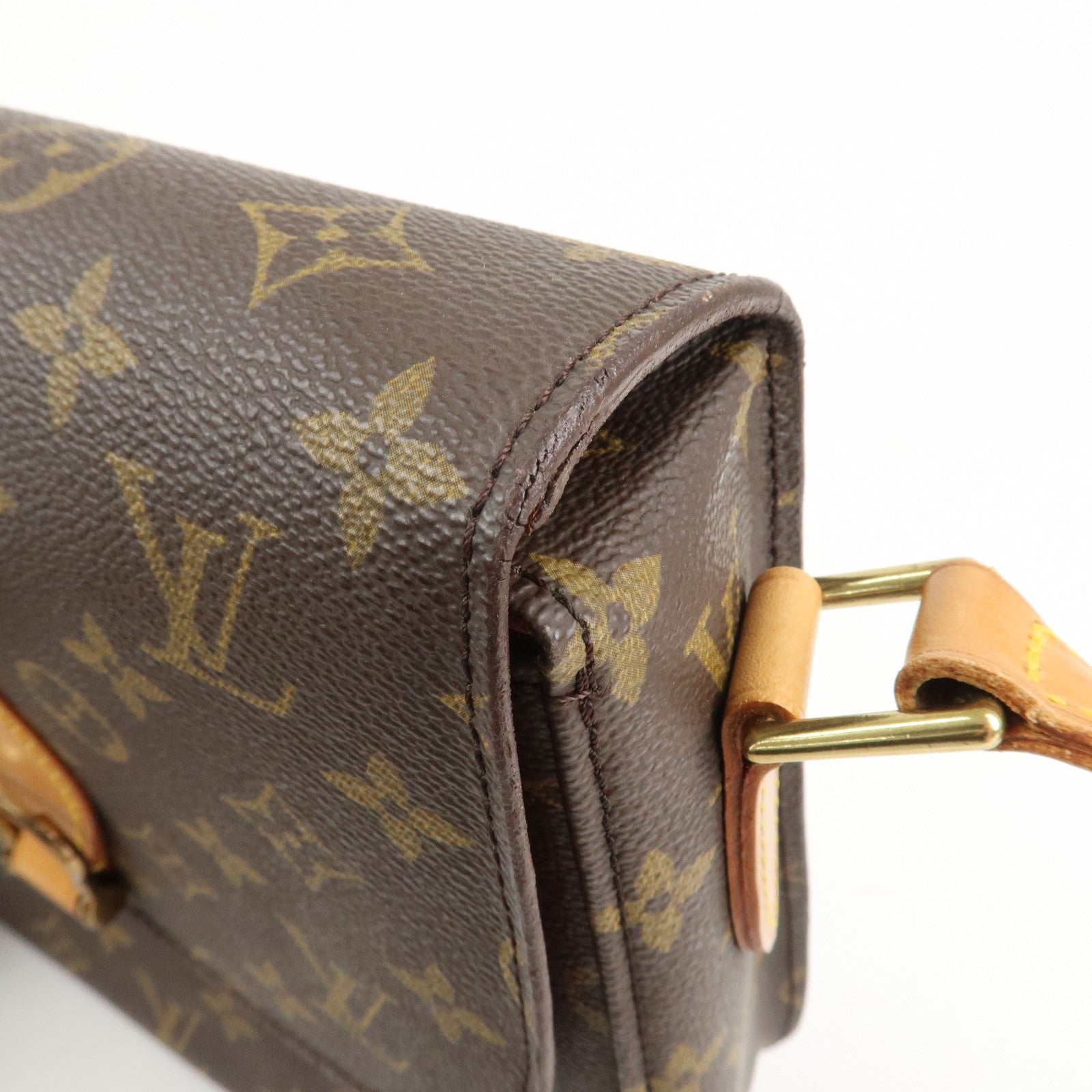 Louis Vuitton Monogram Saint Cloud GM Shoulder Bag Brown M51242 Used
