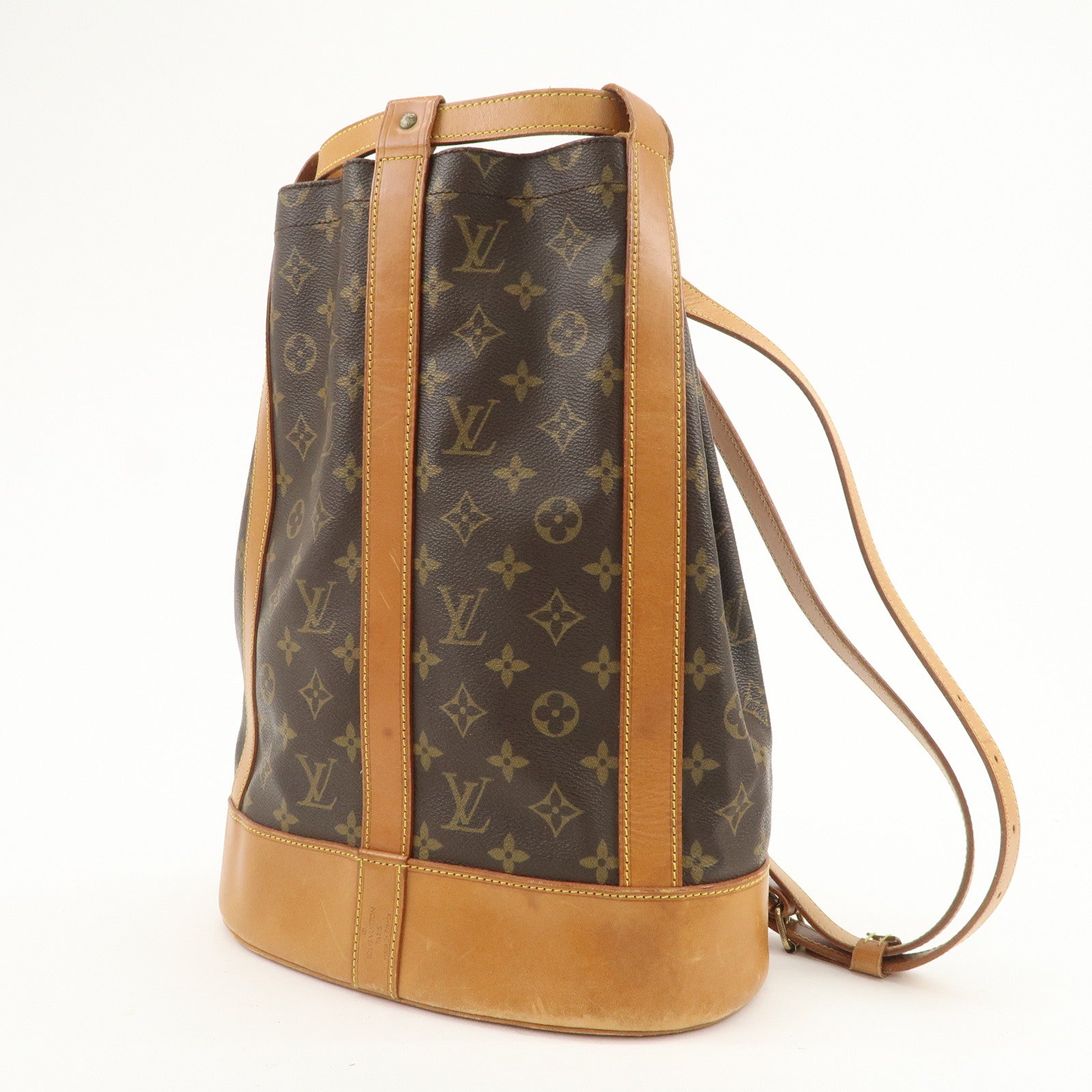 Louis Vuitton Monogram Randonnee PM Shoulder Bag Brown M42243