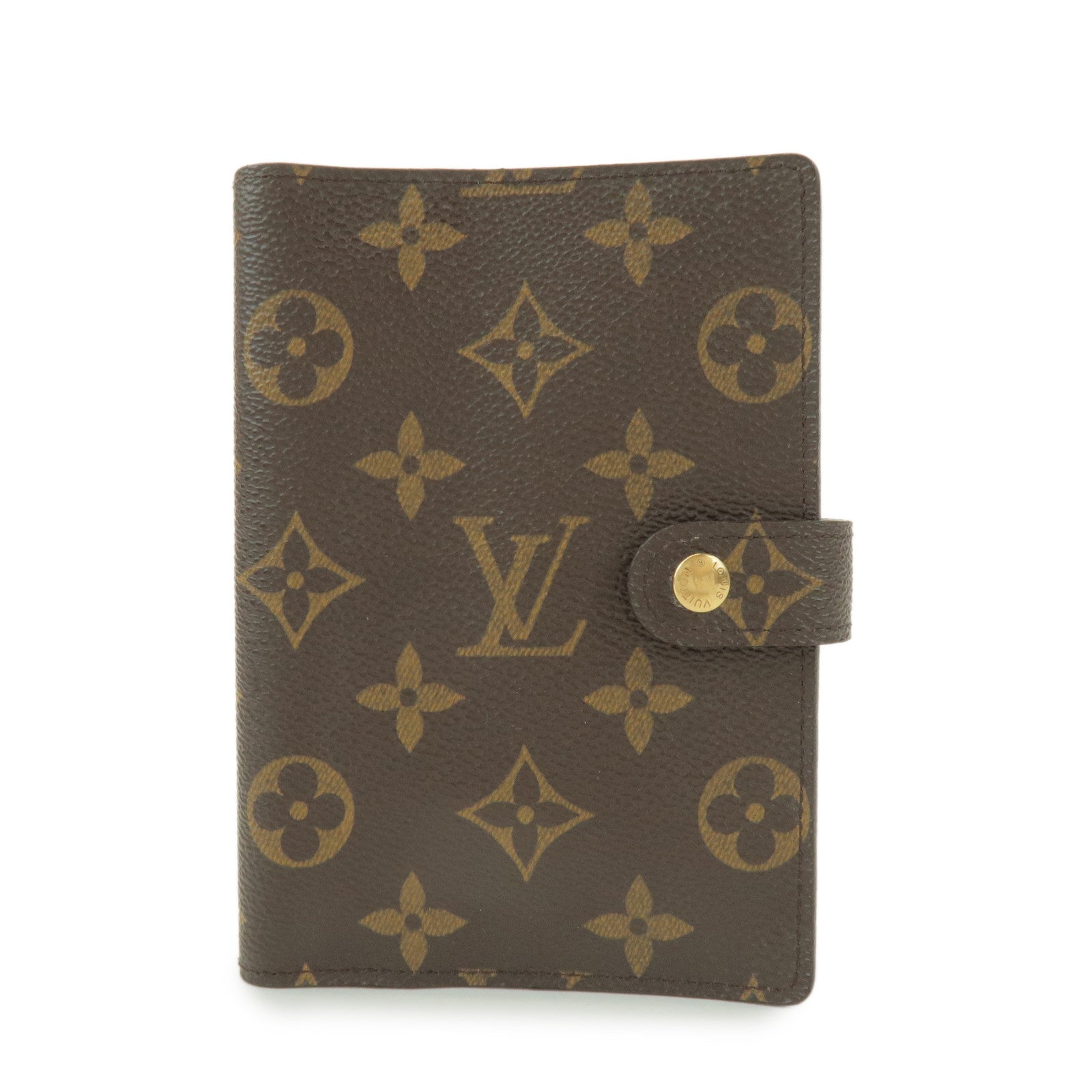 Louis Vuitton Monogram Agenda PM Planner Cover Brown R20005