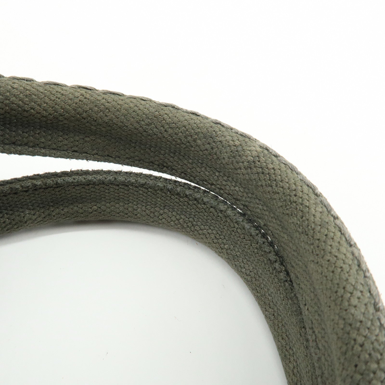 PRADA Canapa Mini Canvas 2Way Bag Hand Shoulder Bag Gray 1BG439