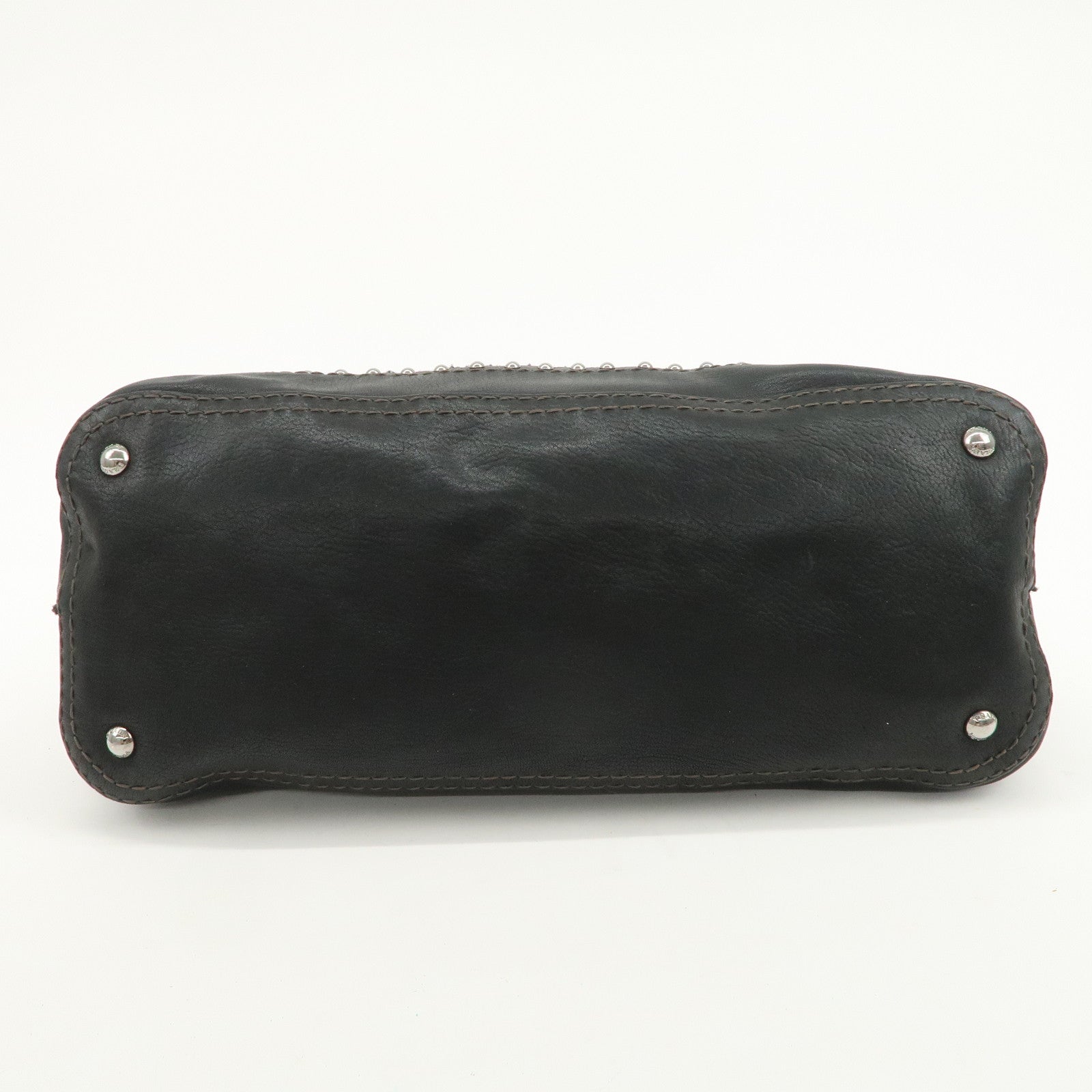 PRADA Nylon Leather 2Way Hand Shoulder Bag Black Camouflage BL0688
