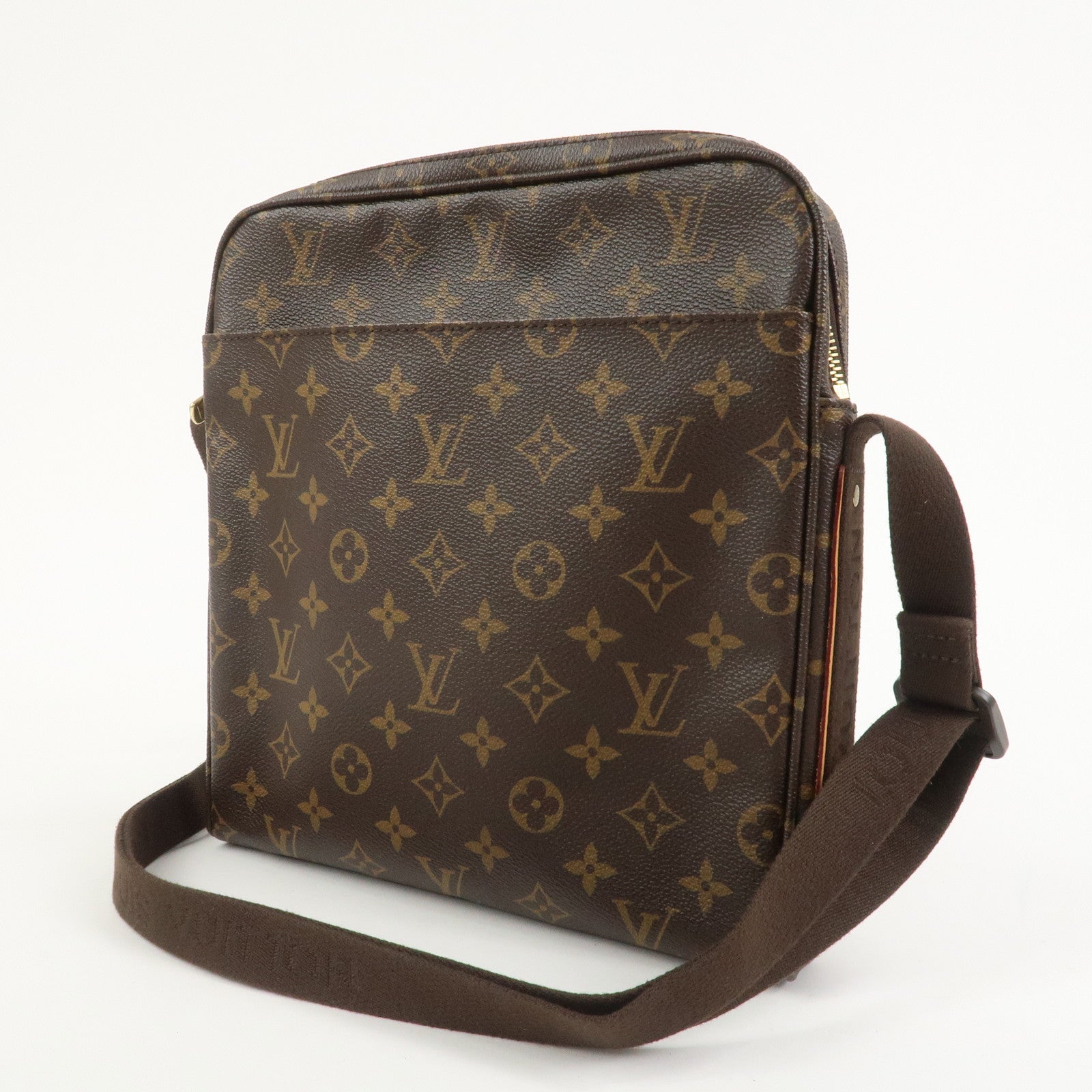 Louis Vuitton Monogram Trotteur Beaubourg Shoulder Bag Brown M97037