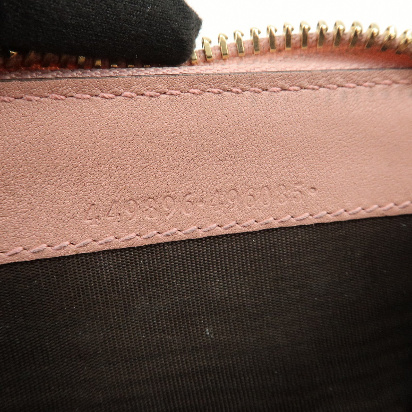 GUCCI Micro Guccissima Leather Coin Case Coin Purse Pink 449896