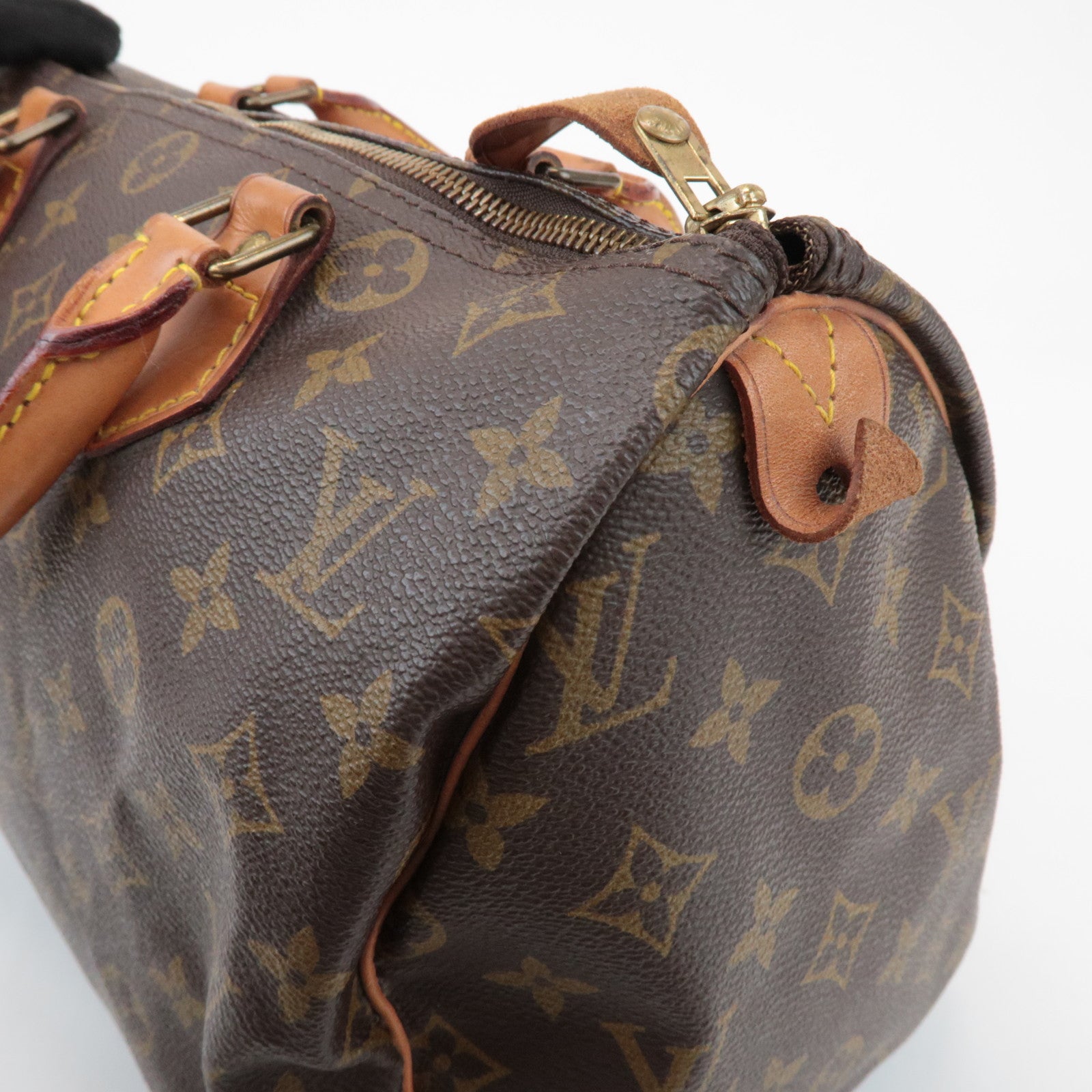 Louis Vuitton Monogram Speedy 30 Boston Bag Hand Bag Brown M41526