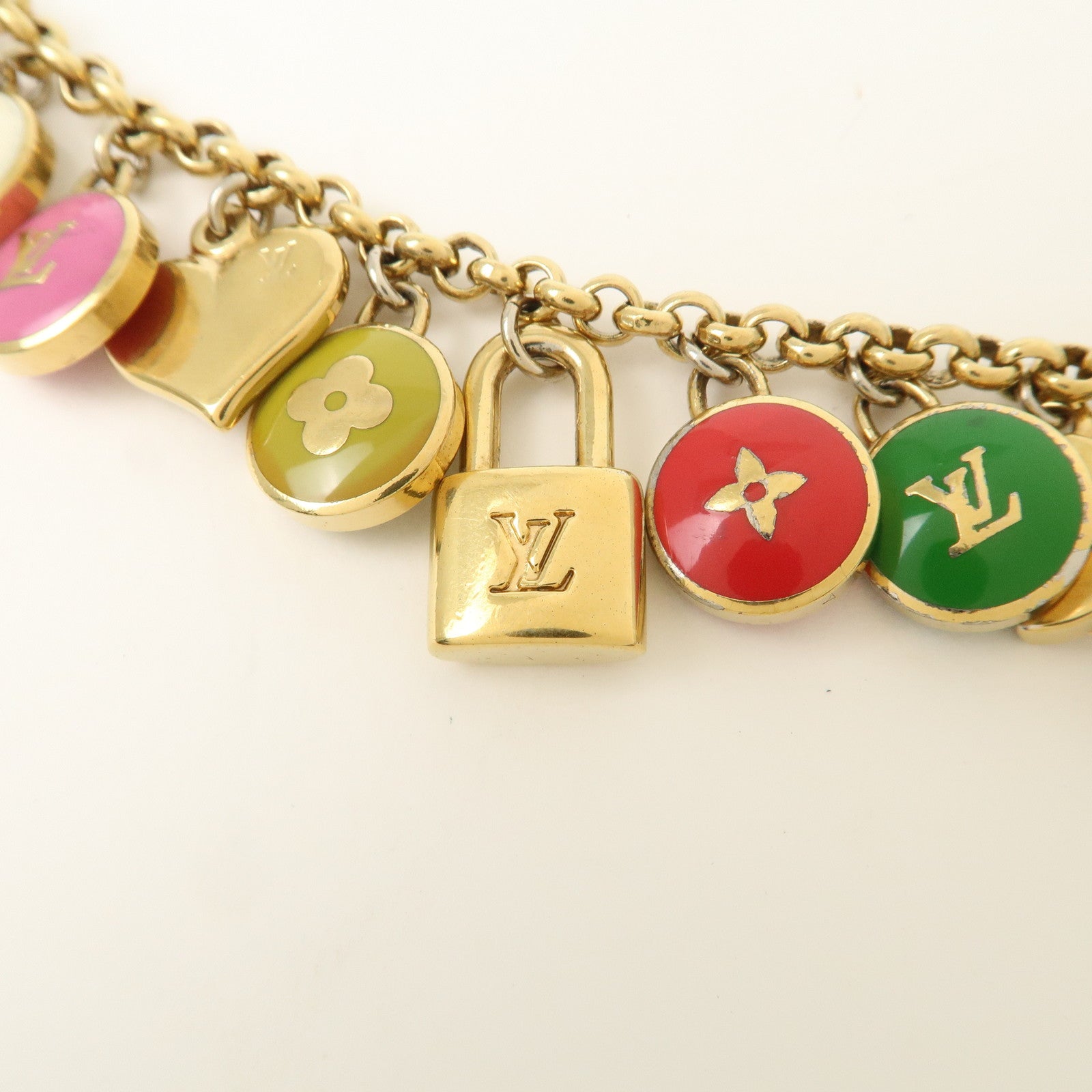 Louis Vuitton Porte Cles Chaine Pastille Bag Charm M65380