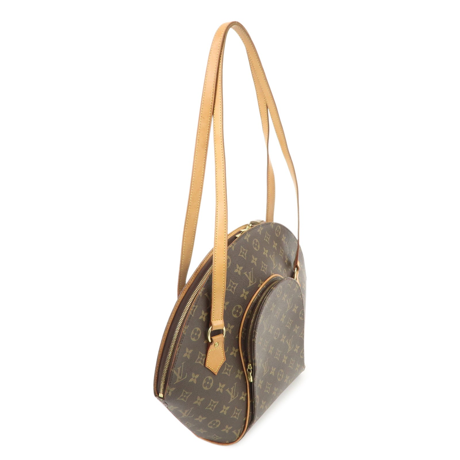 Louis Vuitton Monogram Ellipse Shopping Shoulder Bag Brown M51128 Used