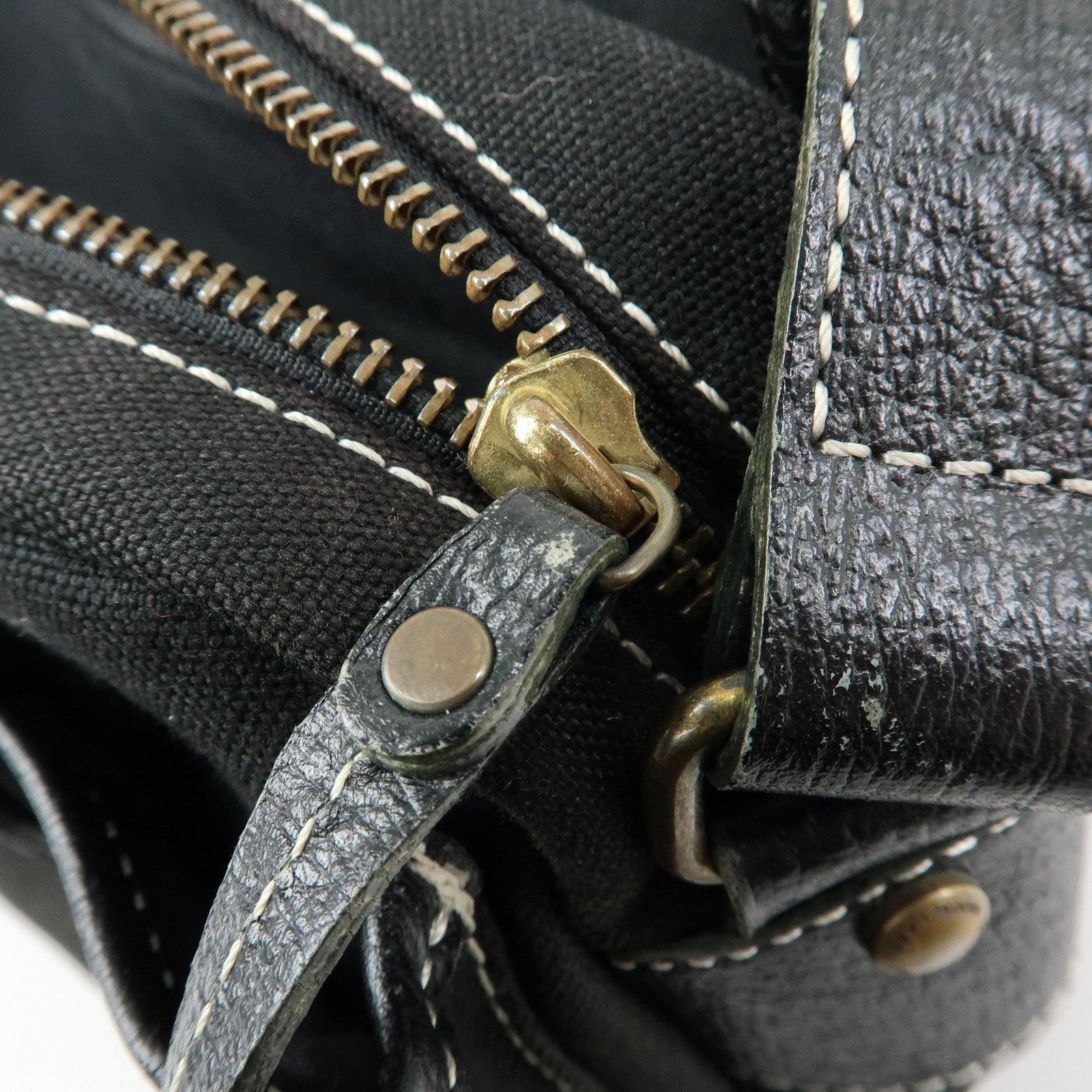 BURBERRY blue Label Canvas Shoulder Bag Crossbody Bag Black