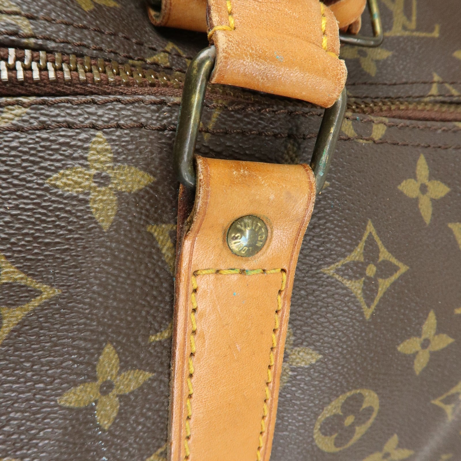 Louis Vuitton Monogram Keep All Bandouliere 60 Boston Bag M41412