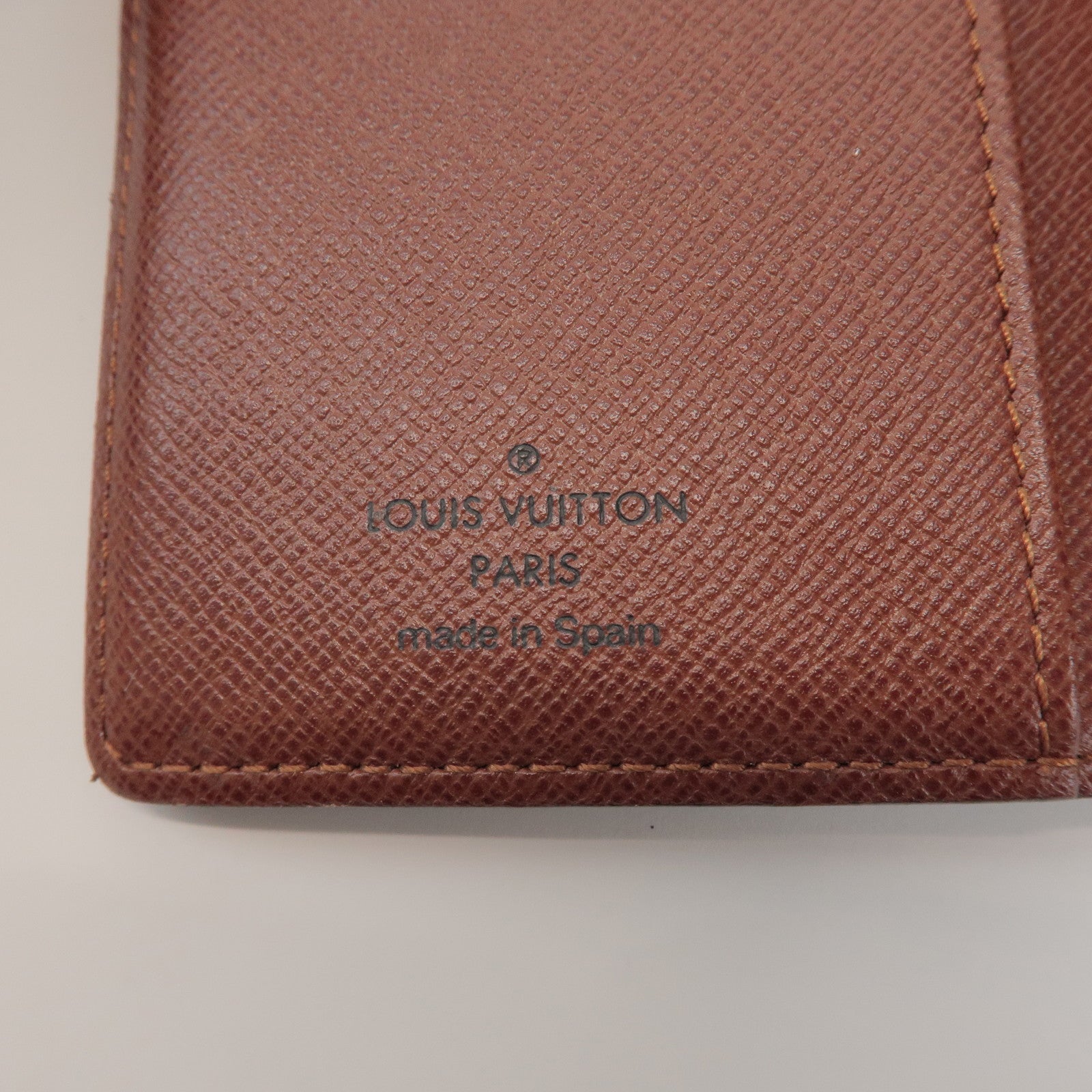 Louis Vuitton Monogram Agenda PM Canvas Planner Cover Brown R20005