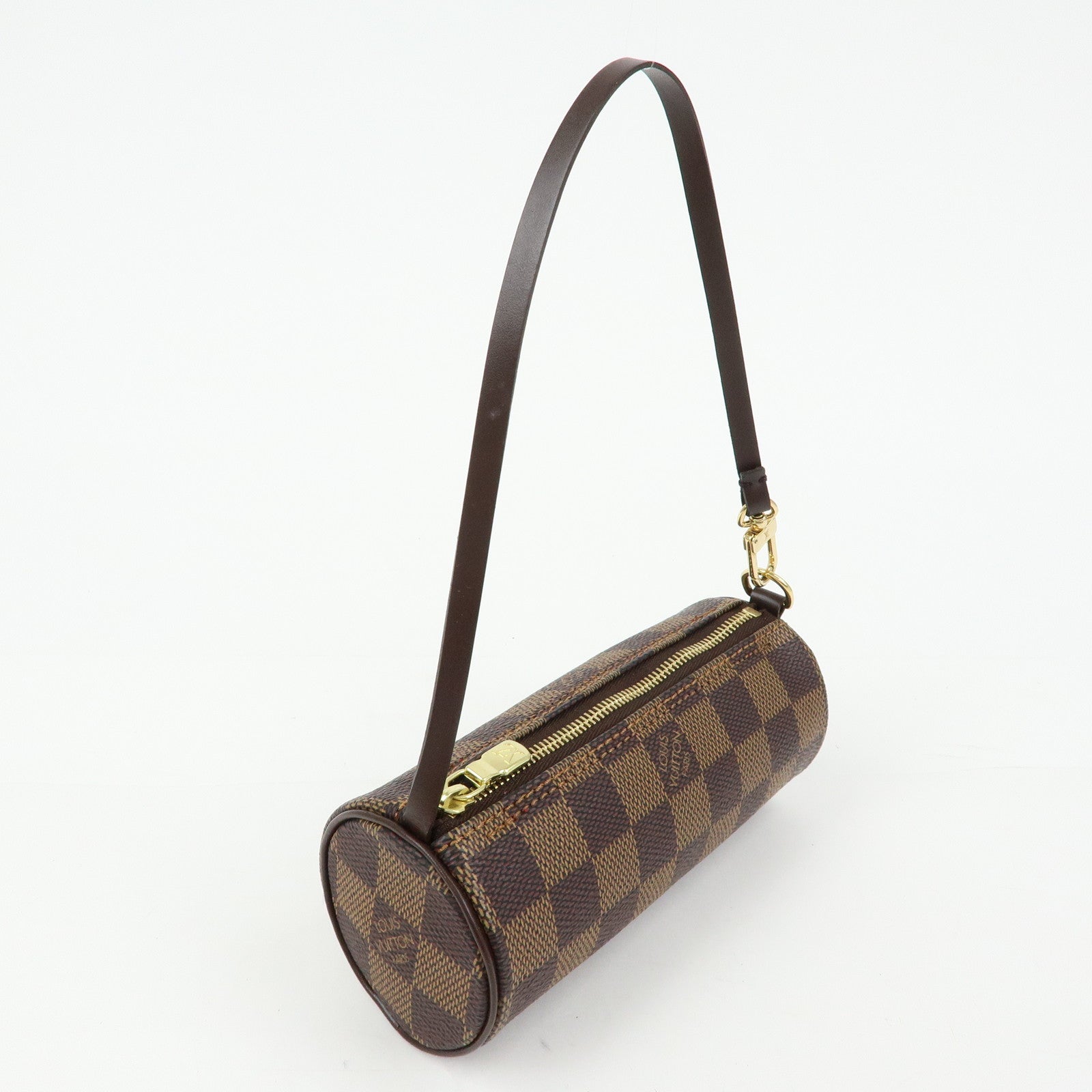 Louis Vuitton Damier Ebene Mini Pouch for Papillon Bag Brown
