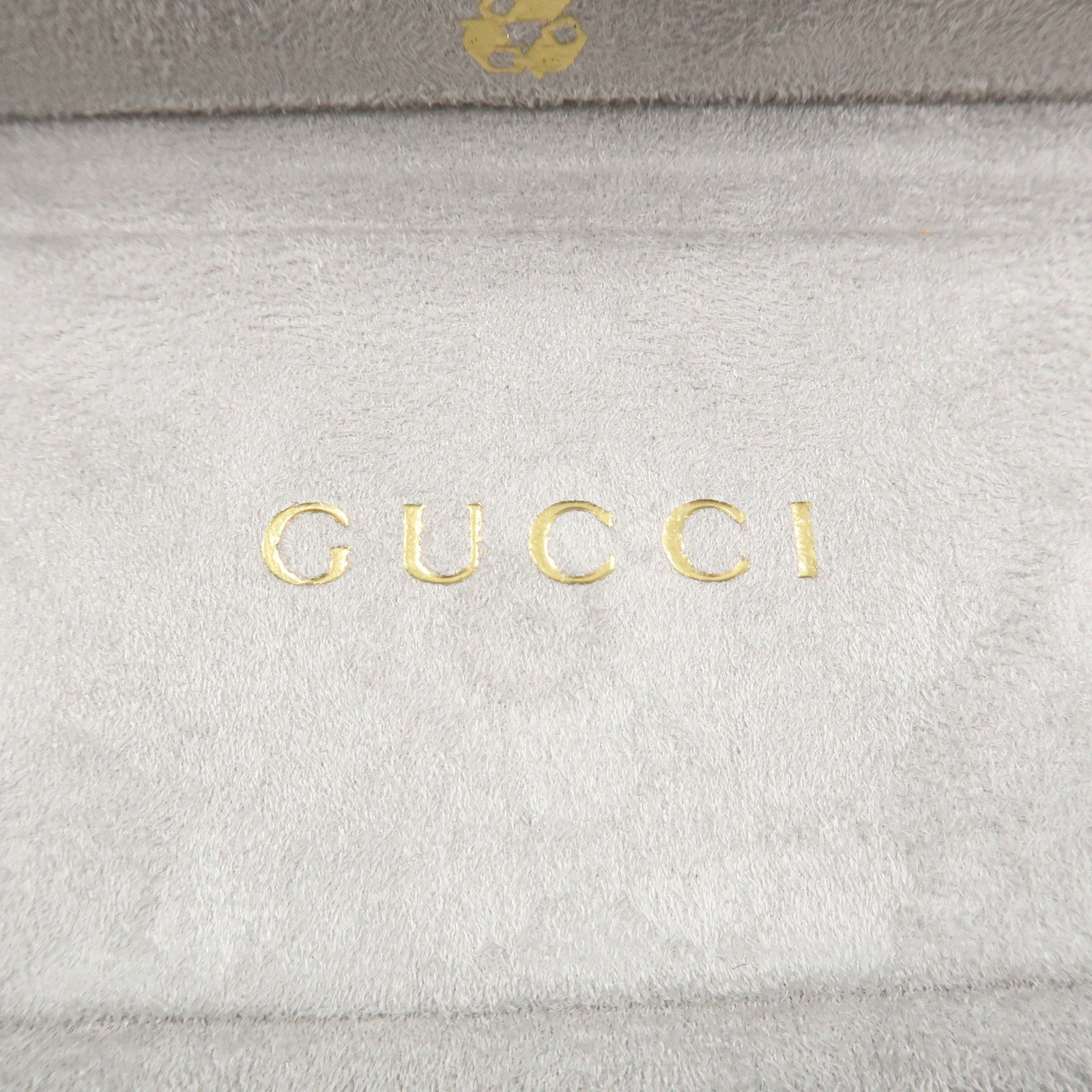 GUCCI Micro Guccissima Leather Glasses Case Dark Brown