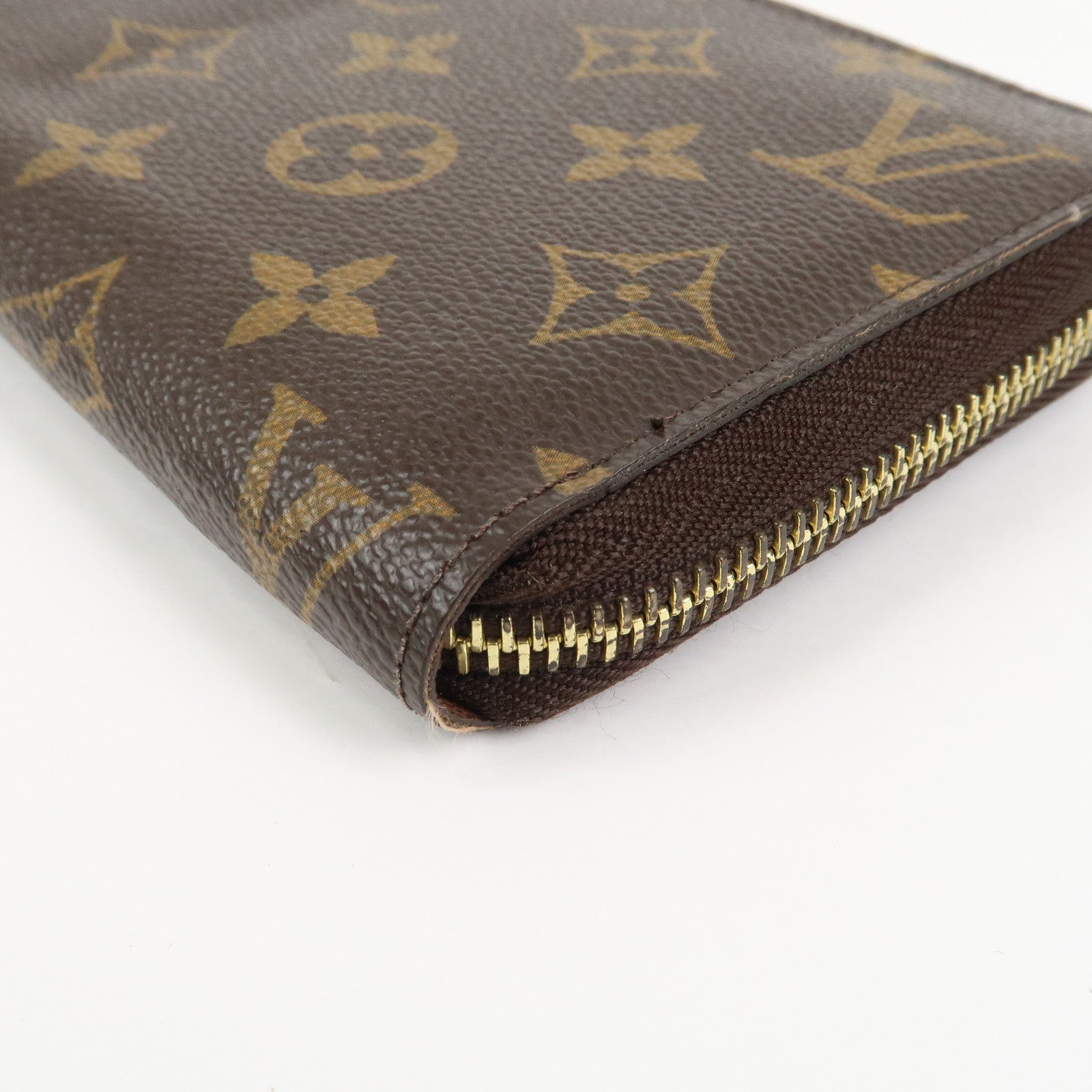 Louis Vuitton Monogram Canvas Zippy Long Wallet Brown M60017