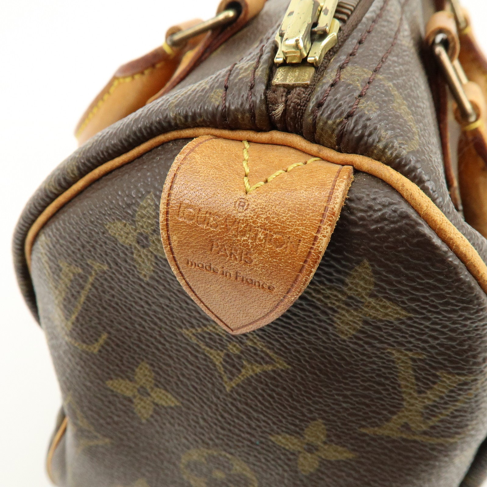 Louis Vuitton Monogram Speedy 25 Boston Bag Hand Bag Brown M41528