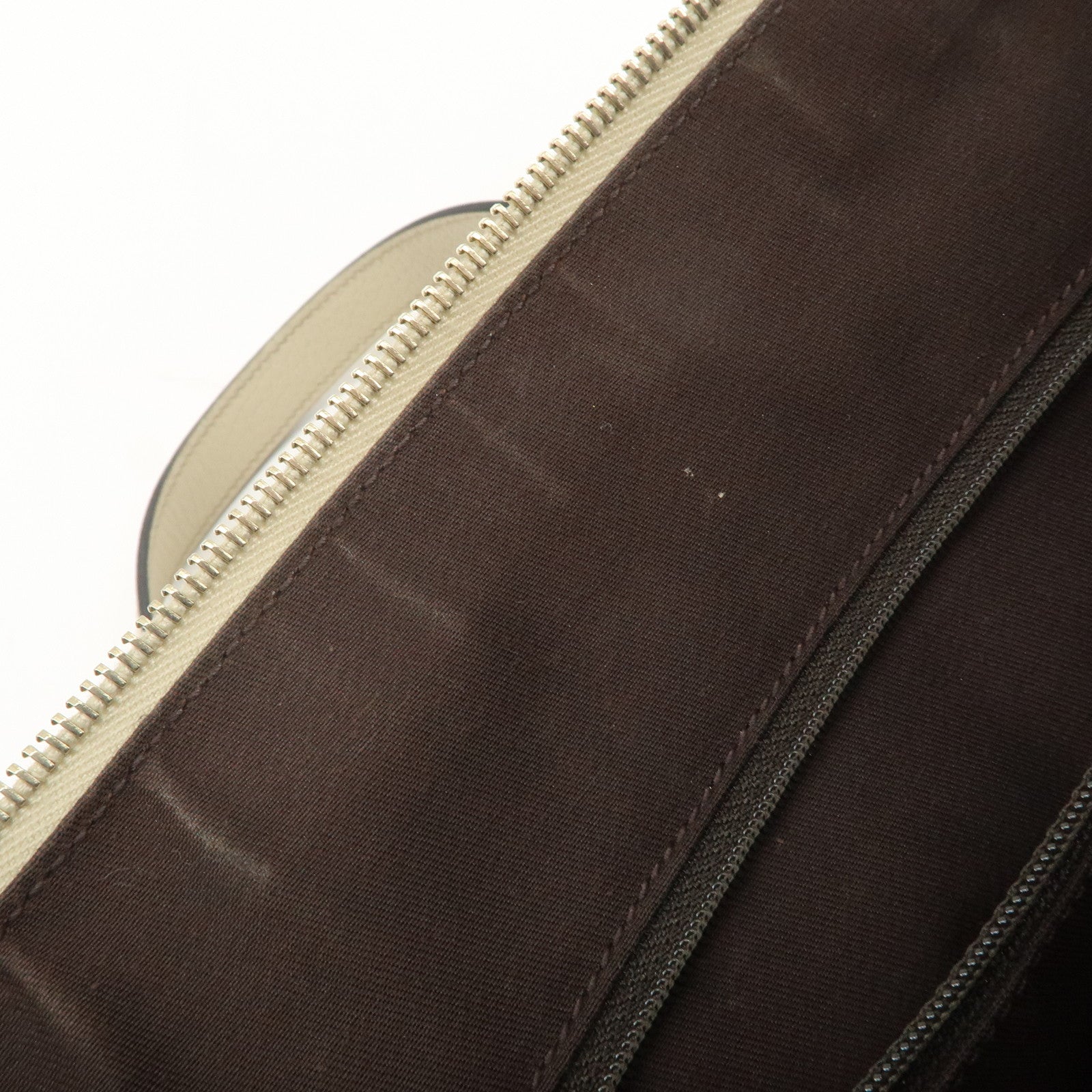 GUCCI Abbey GG Canvas Leather Tote Bag Shoulder Bag Brown 141470