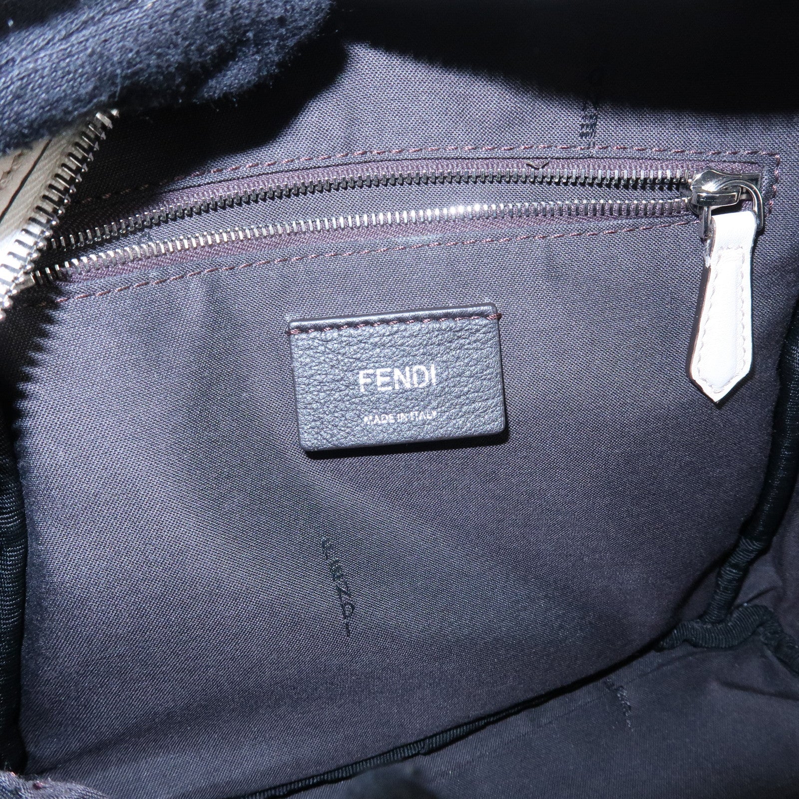 FENDI By The Way Calf Leather Flower Motif Backpack Studs 8BZ038