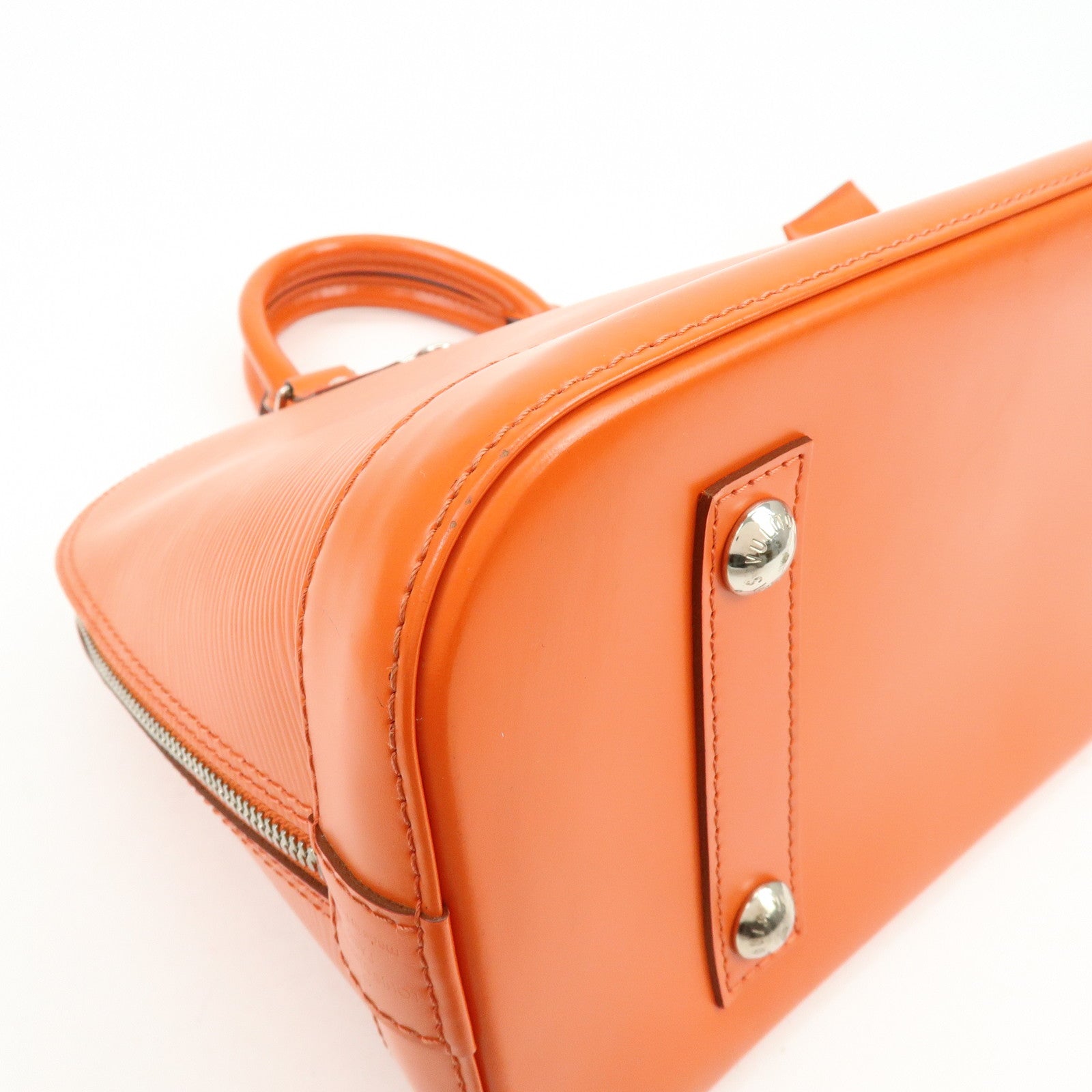 Louis Vuitton Epi Alma PM Hand Bag Pimont Orange M40623