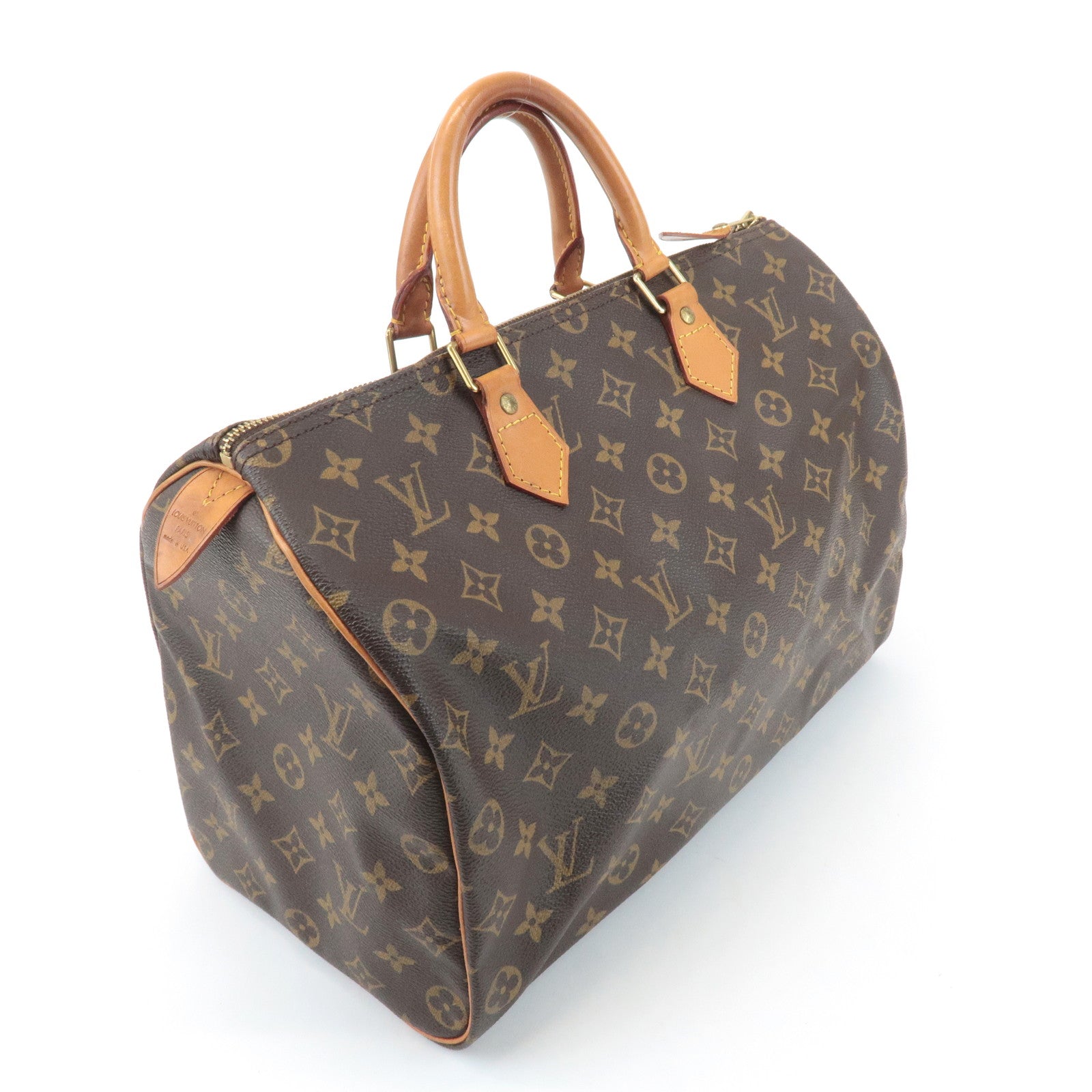 Louis Vuitton Monogram Speedy 35 Boston Bag Hand Bag M41524