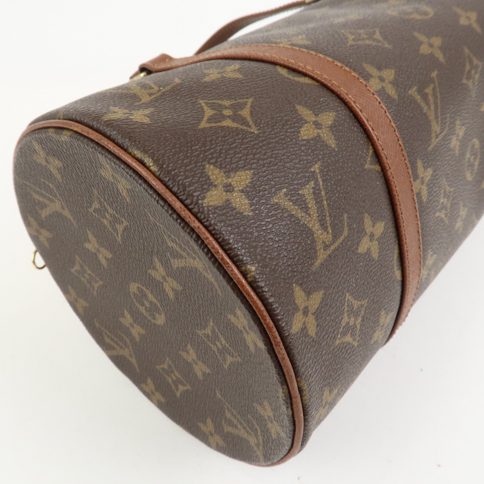 Louis Vuitton Monogram Papillon 30 Hand Bag Brown M51365