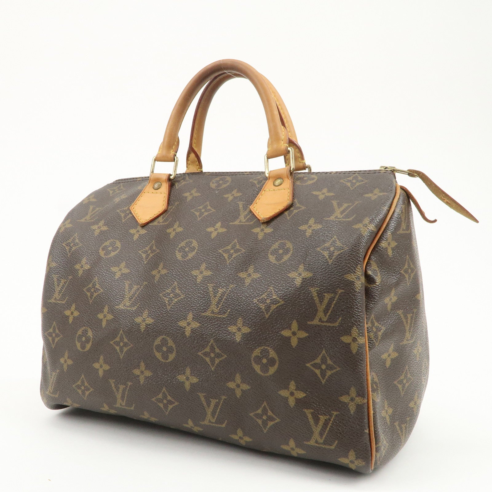 Louis Vuitton Monogram Speedy 30 Boston Bag Hand Bag Brown M41526
