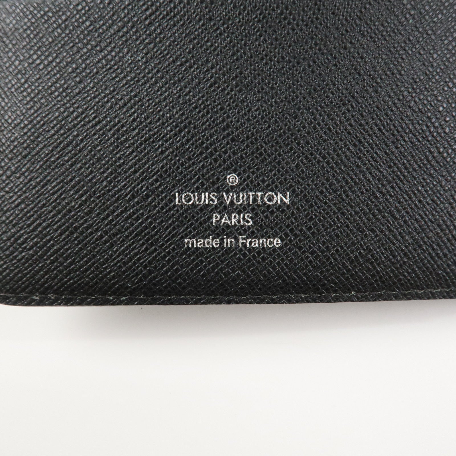 Louis Vuitton Epi Agenda MM Planner Cover Noir Black R20042