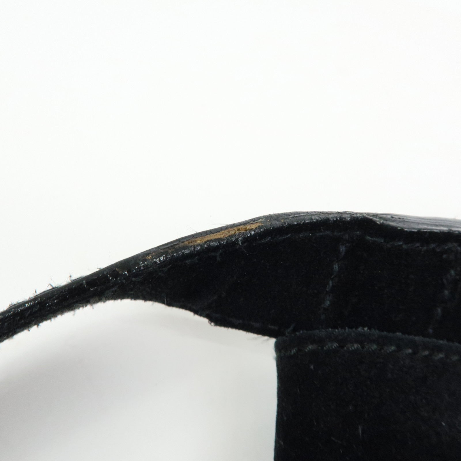 GUCCI Suede Shoulder Bag Crossbody Bag Black 001・2122・1931