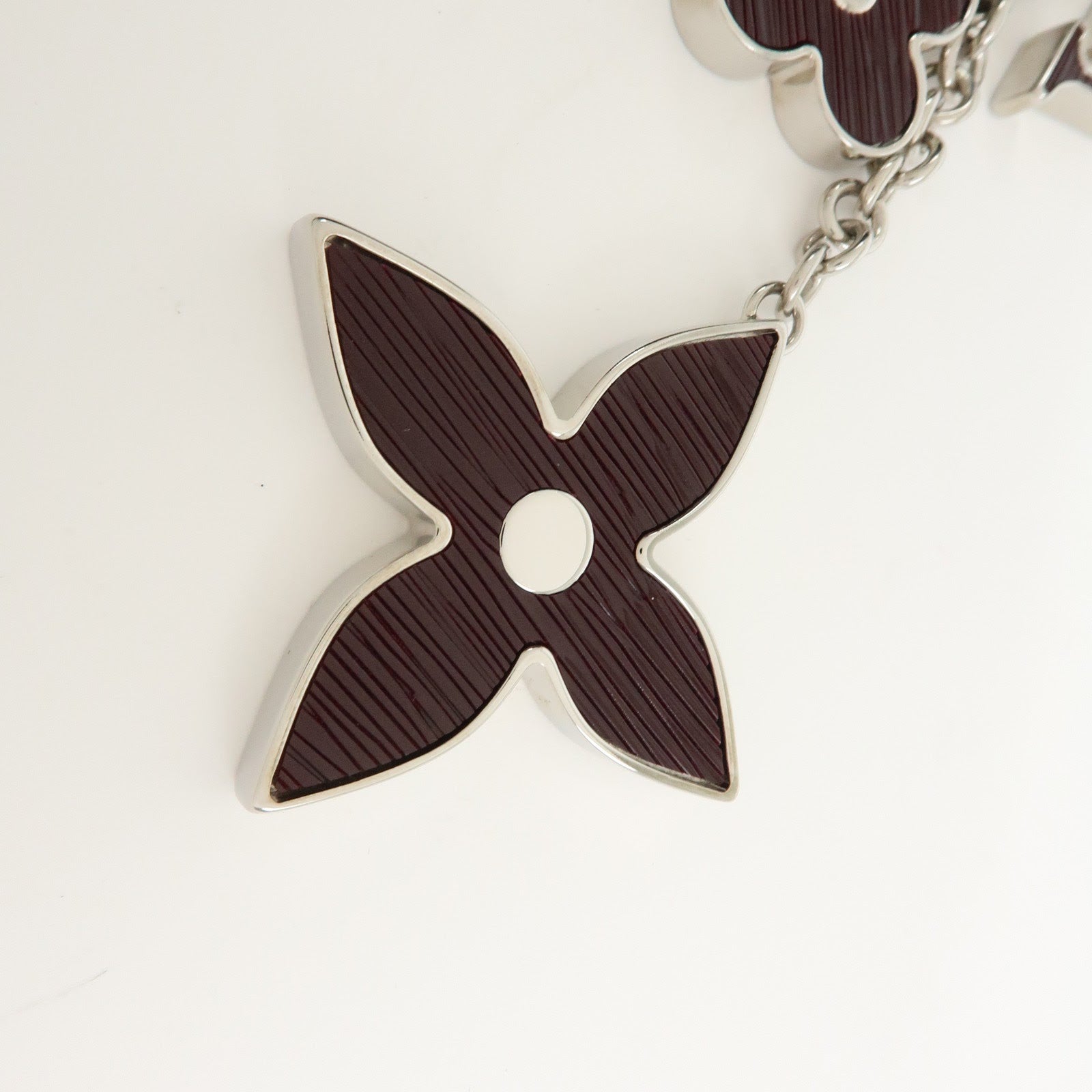 Louis Vuitton Bijou Sac Fleur Metal Bag Charm Key Holder M66368
