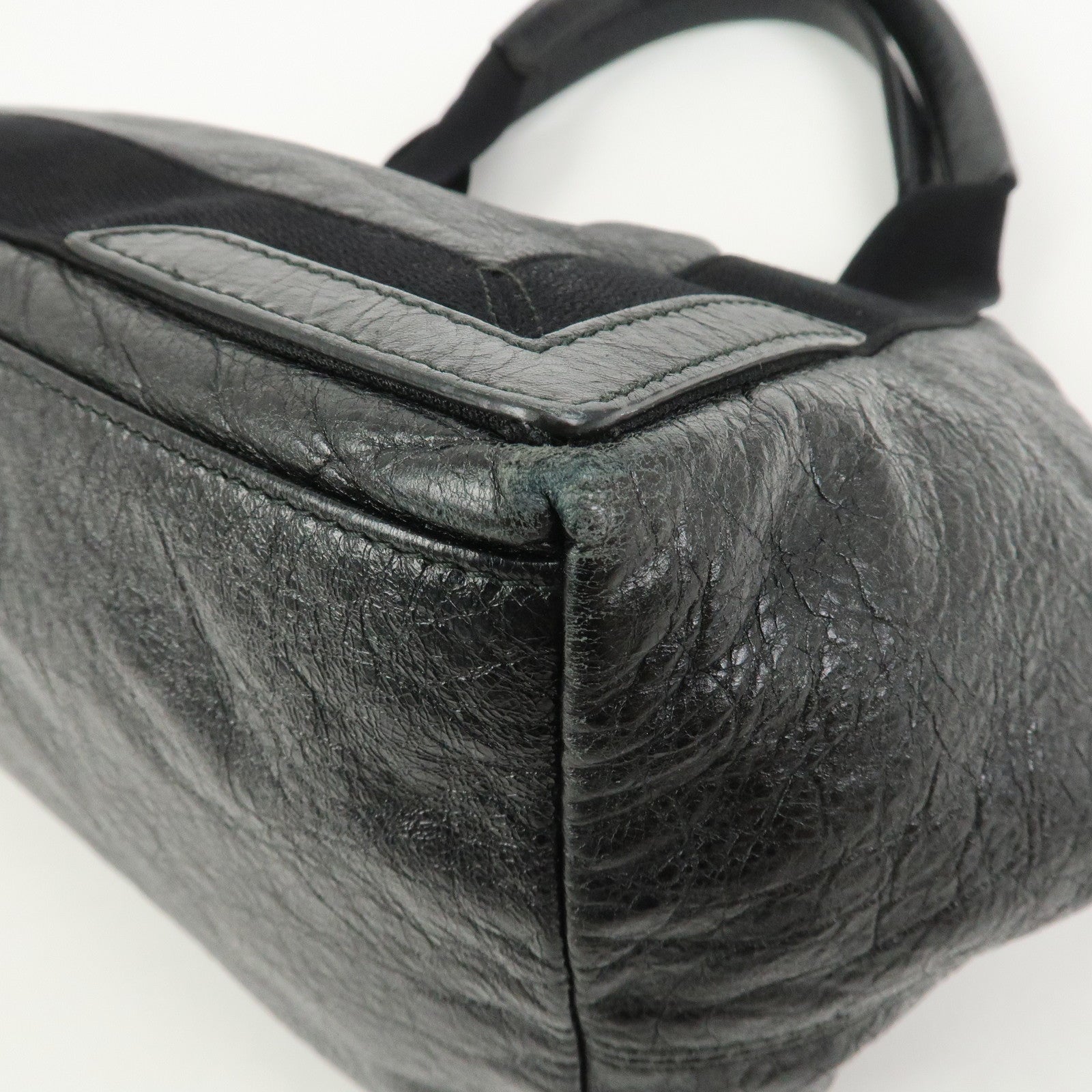 BALENCIAGA Exclusive Line Leather Black 339933