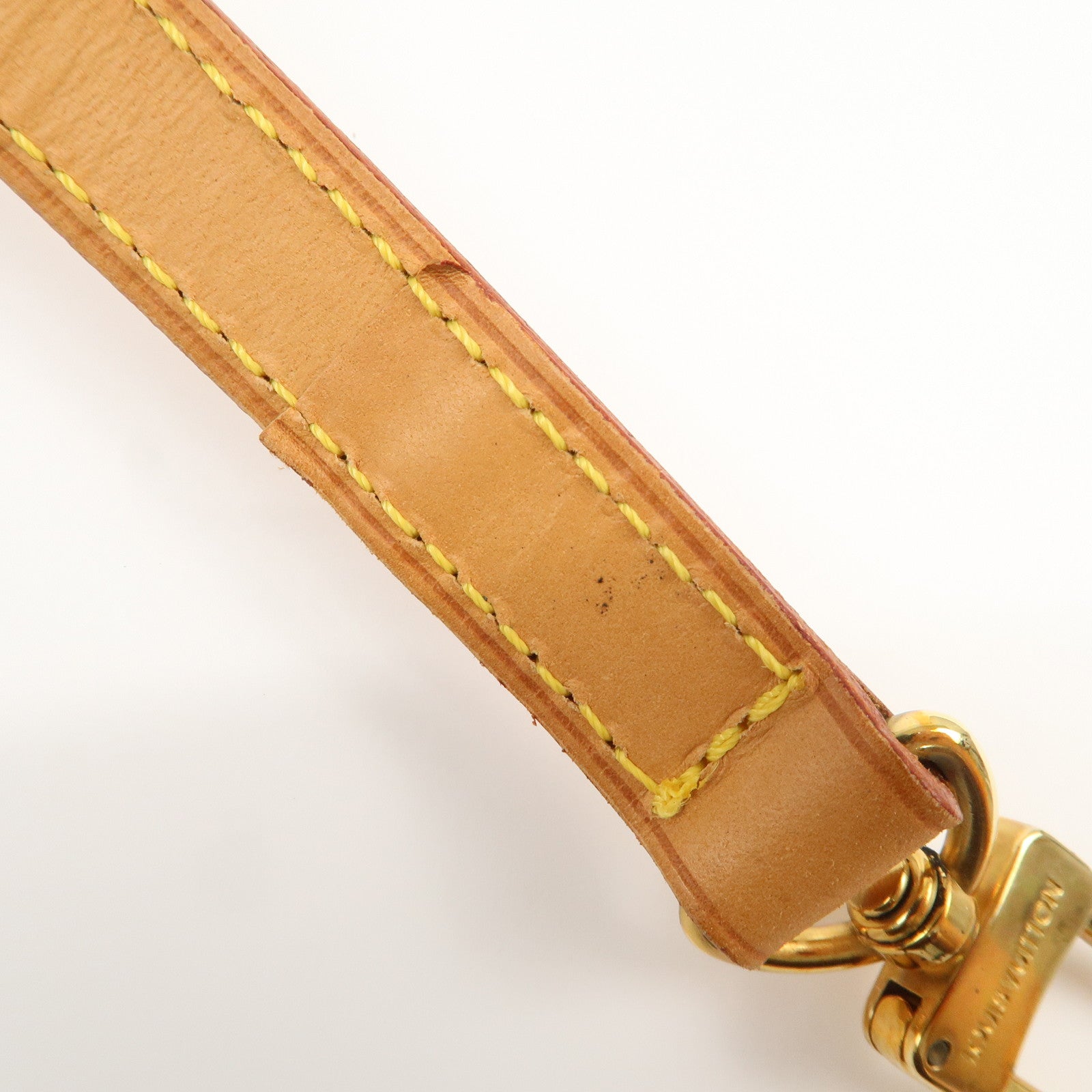 Louis Vuitton Nume Leather Shoulder Strap 100cm 1.6cm Natural