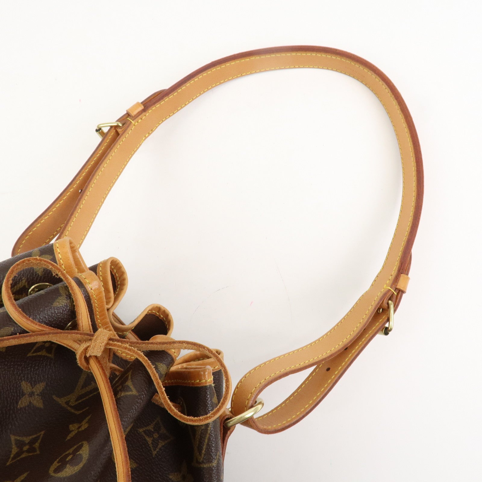 Louis Vuitton Monogram Canvas Petit Noe Shoulder Bag Brown M42226