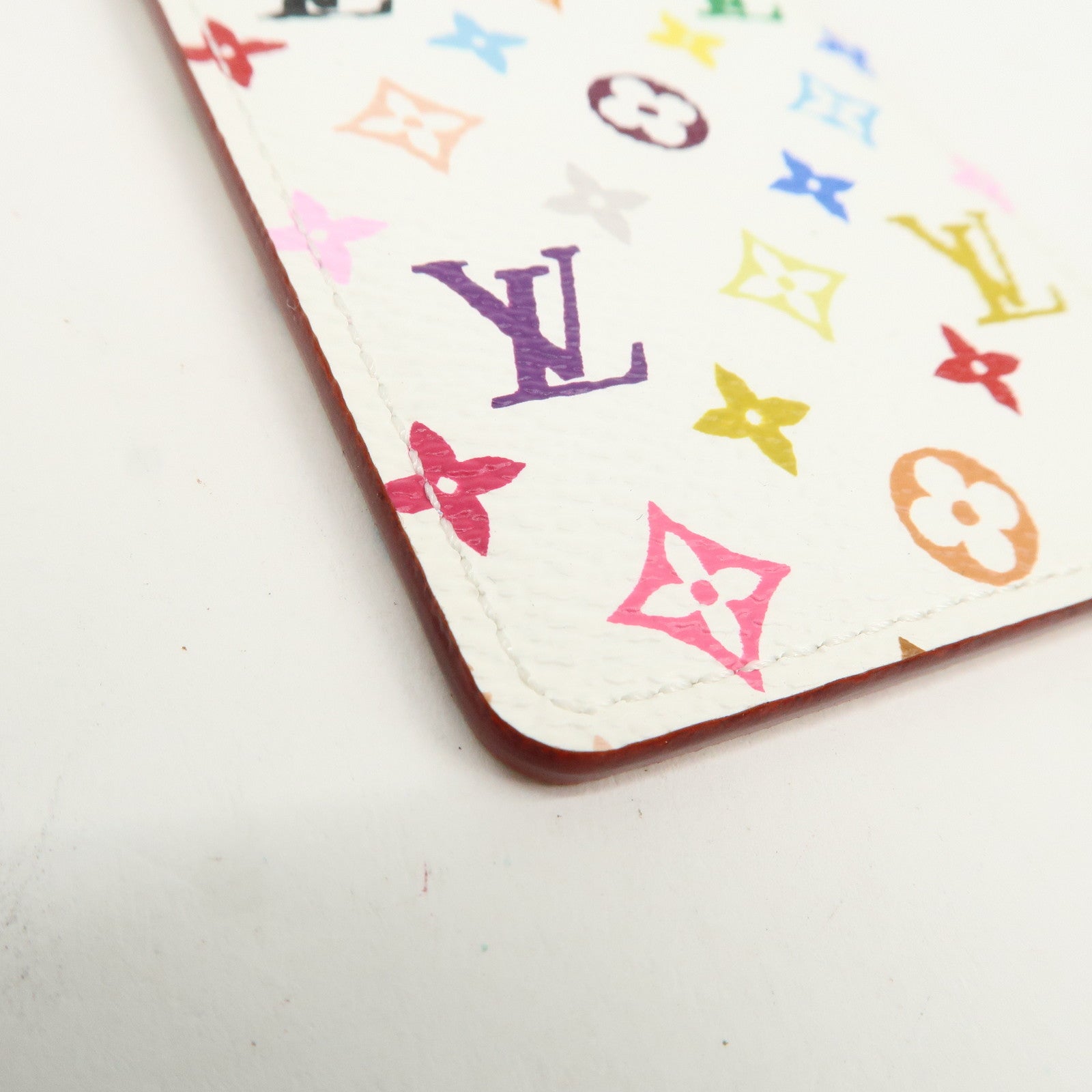Louis Vuitton Monogram Etui Miroir Multicolor Blanc M92651