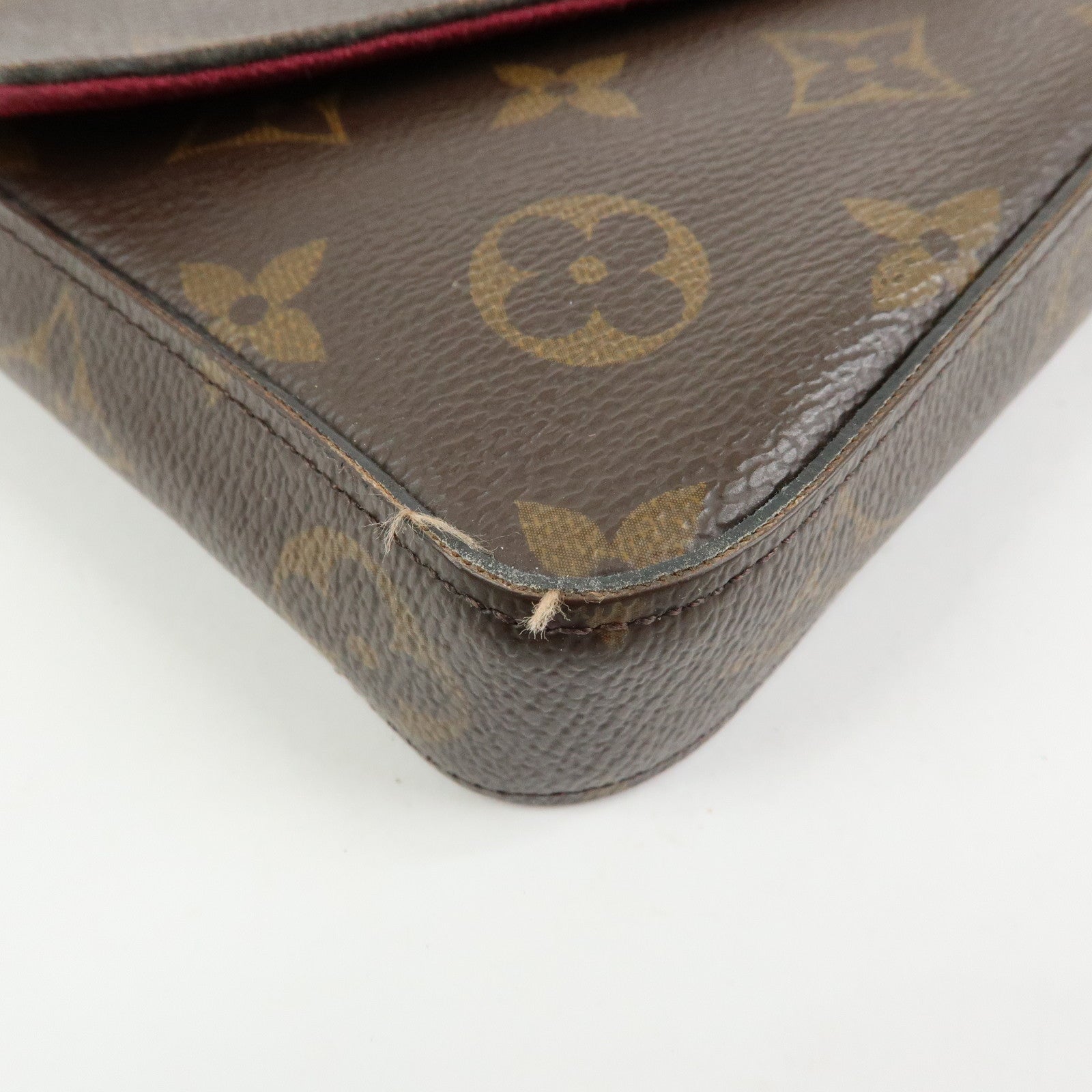 Louis Vuitton Monogram Pochette Felicie Shoulder Bag Brown M61276
